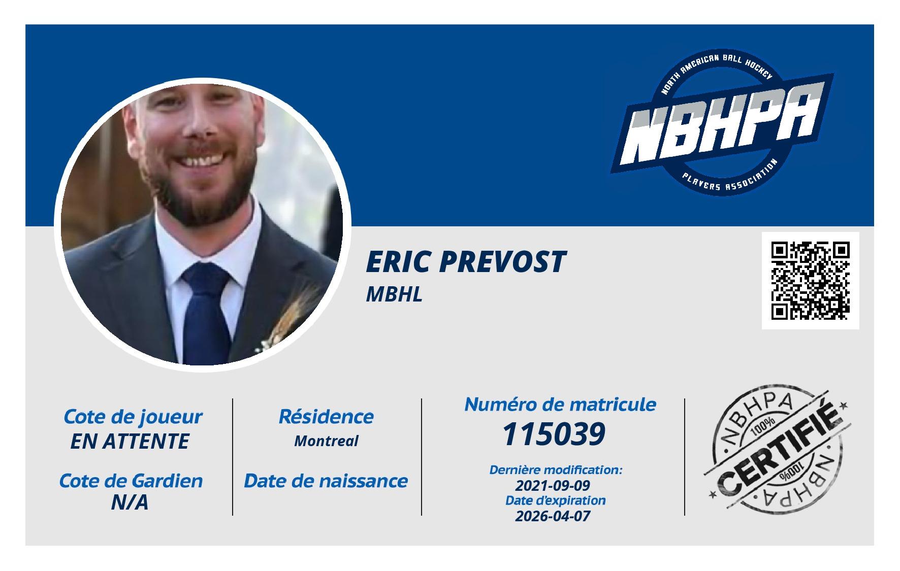 Eric Prevost