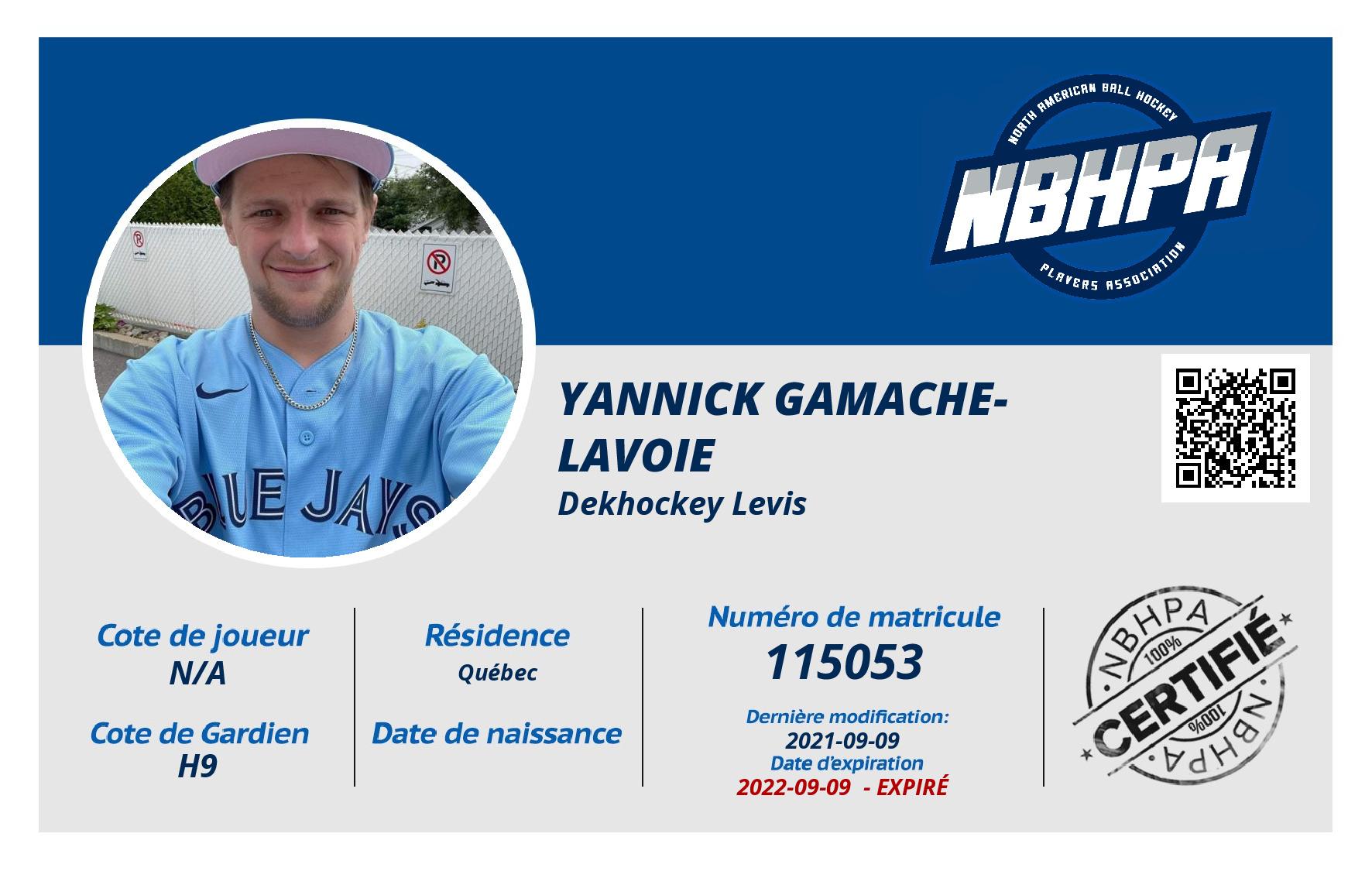 Yannick Gamache-Lavoie