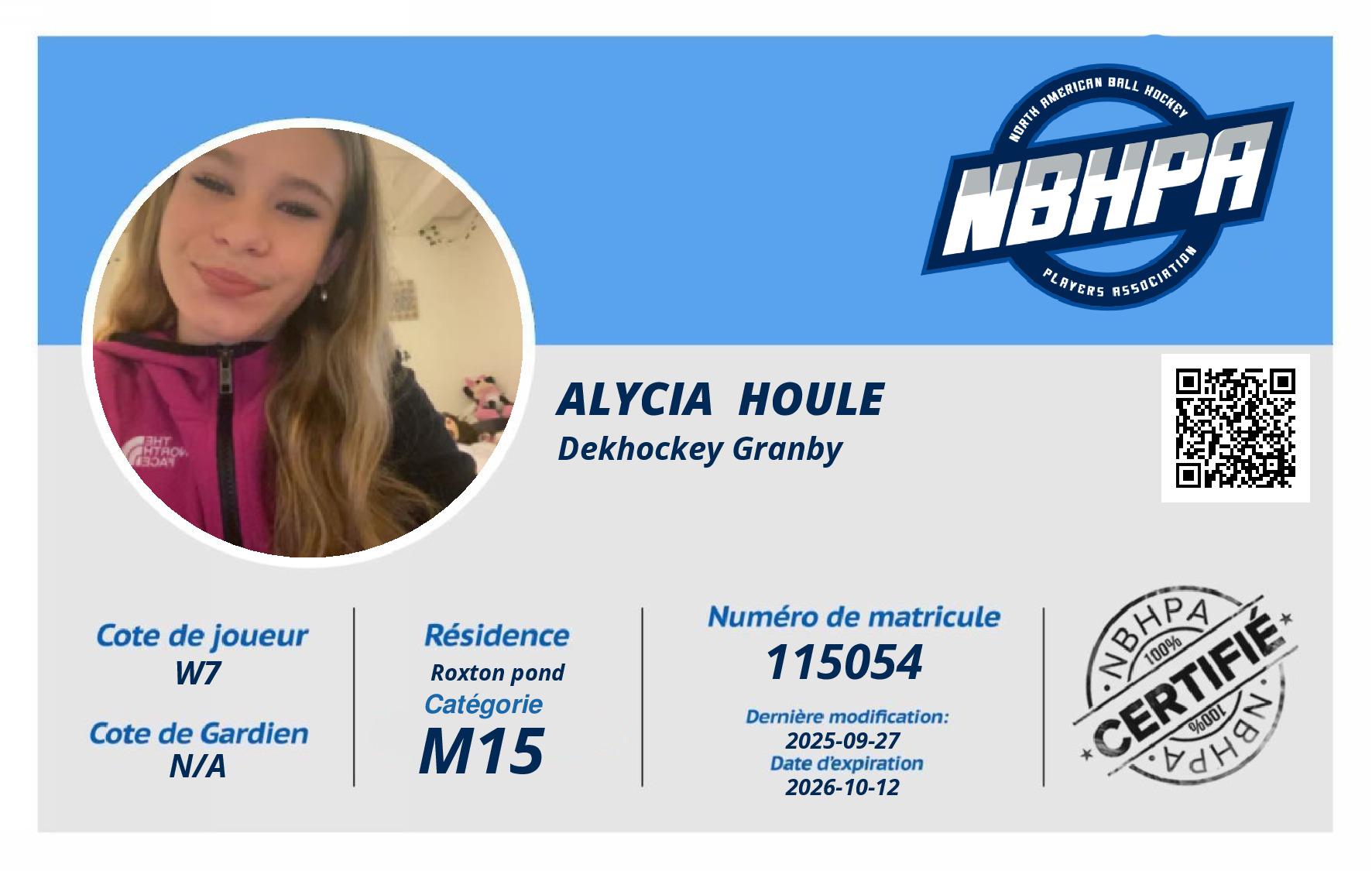 Alycia  Houle