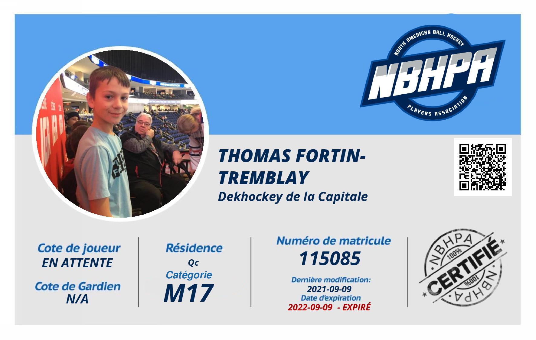 Thomas Fortin-Tremblay 