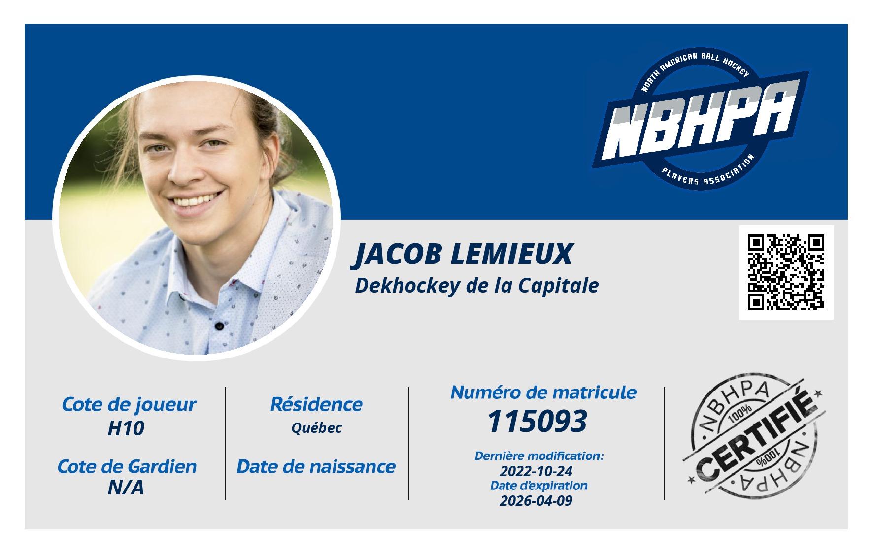 Jacob Lemieux