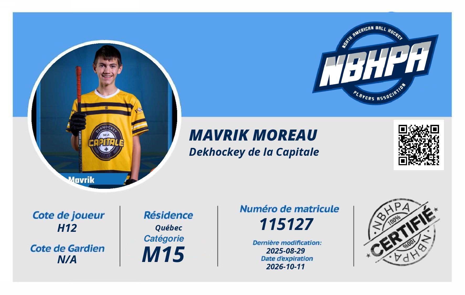 Mavrik Moreau