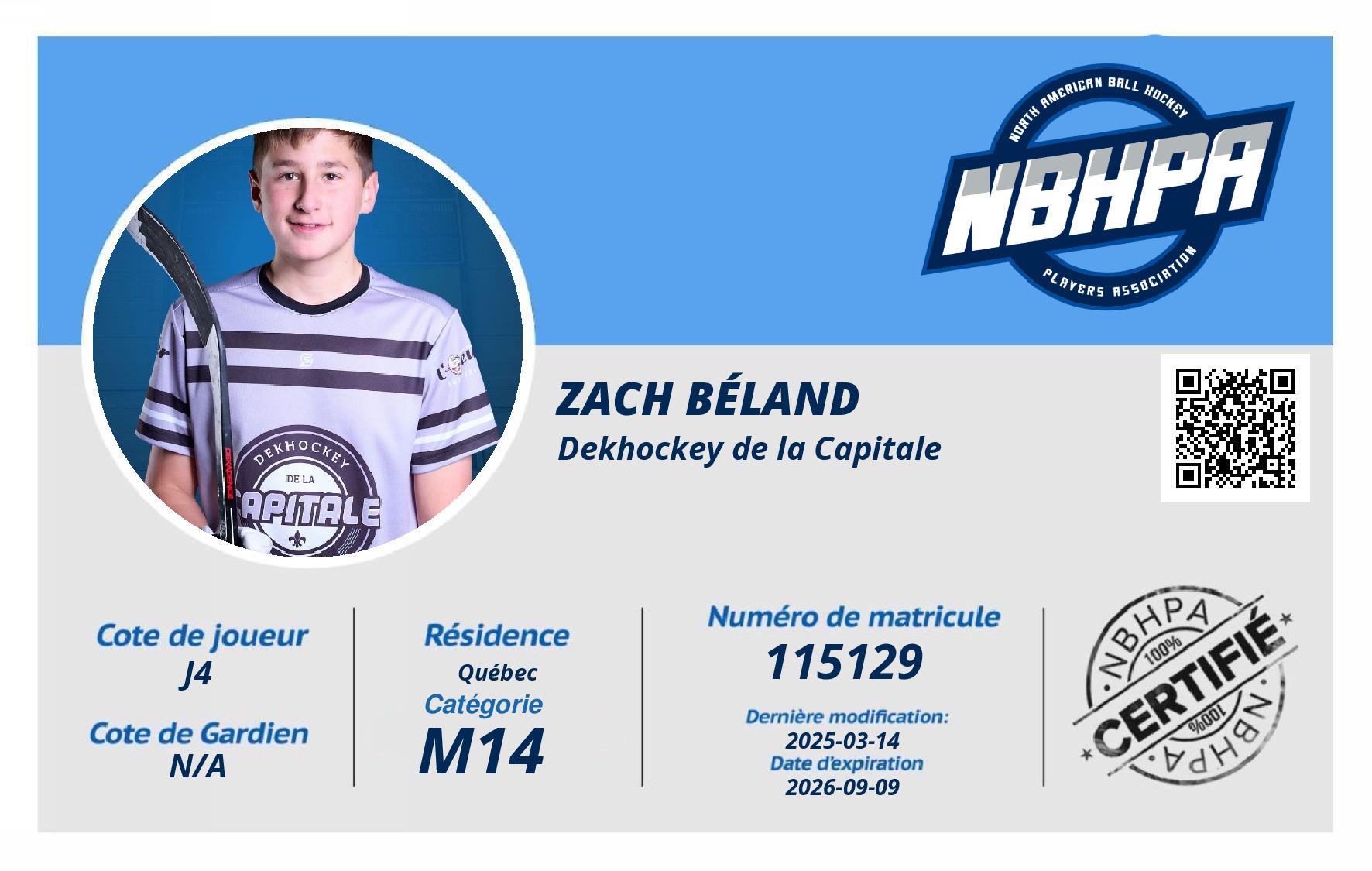 Zach Béland