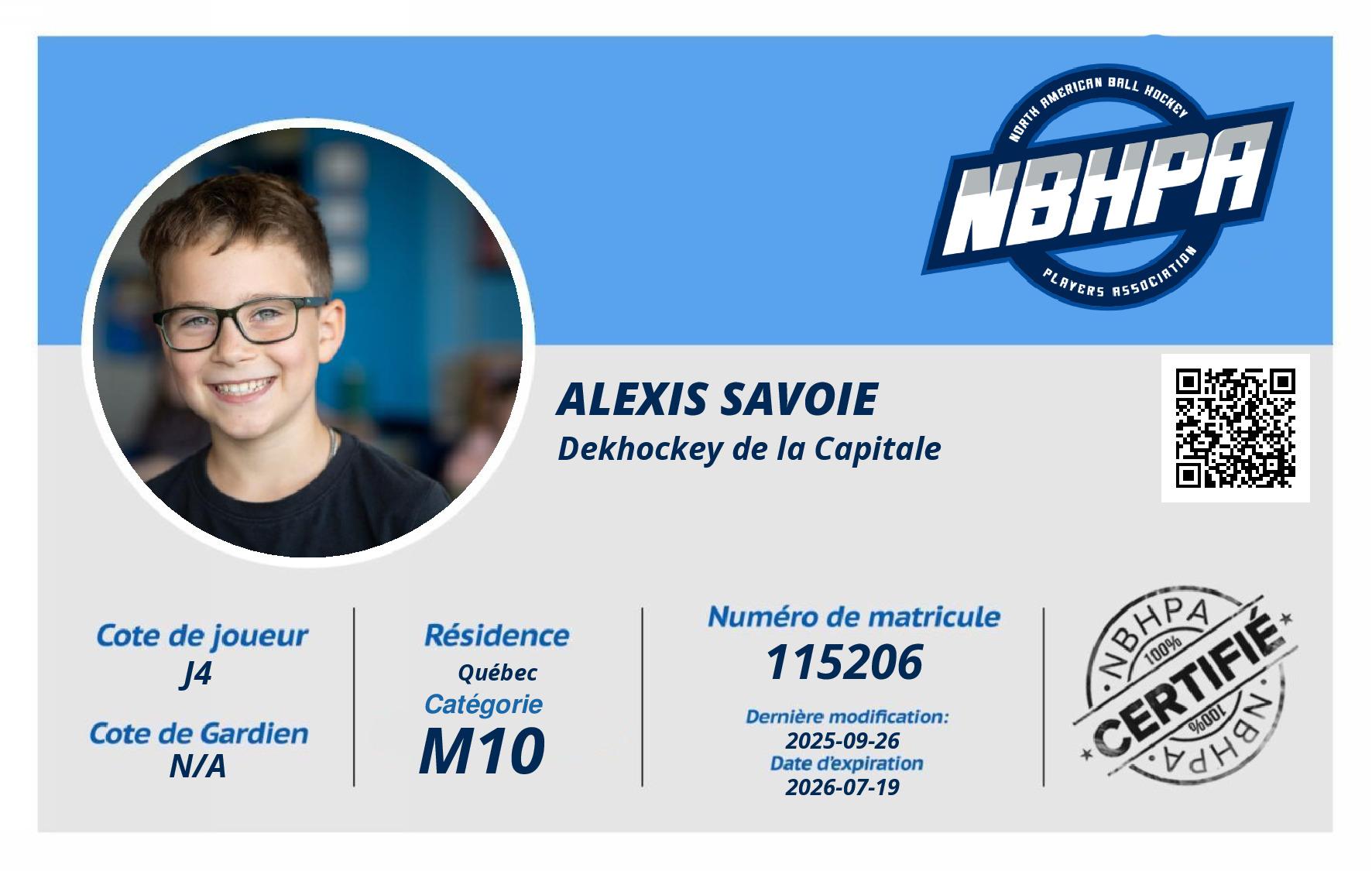 Alexis Savoie