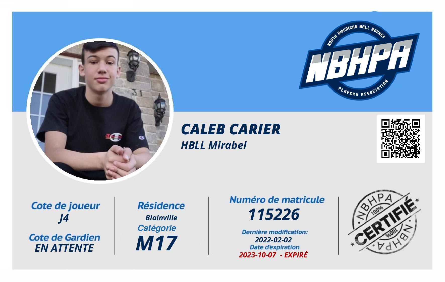 Caleb Carier