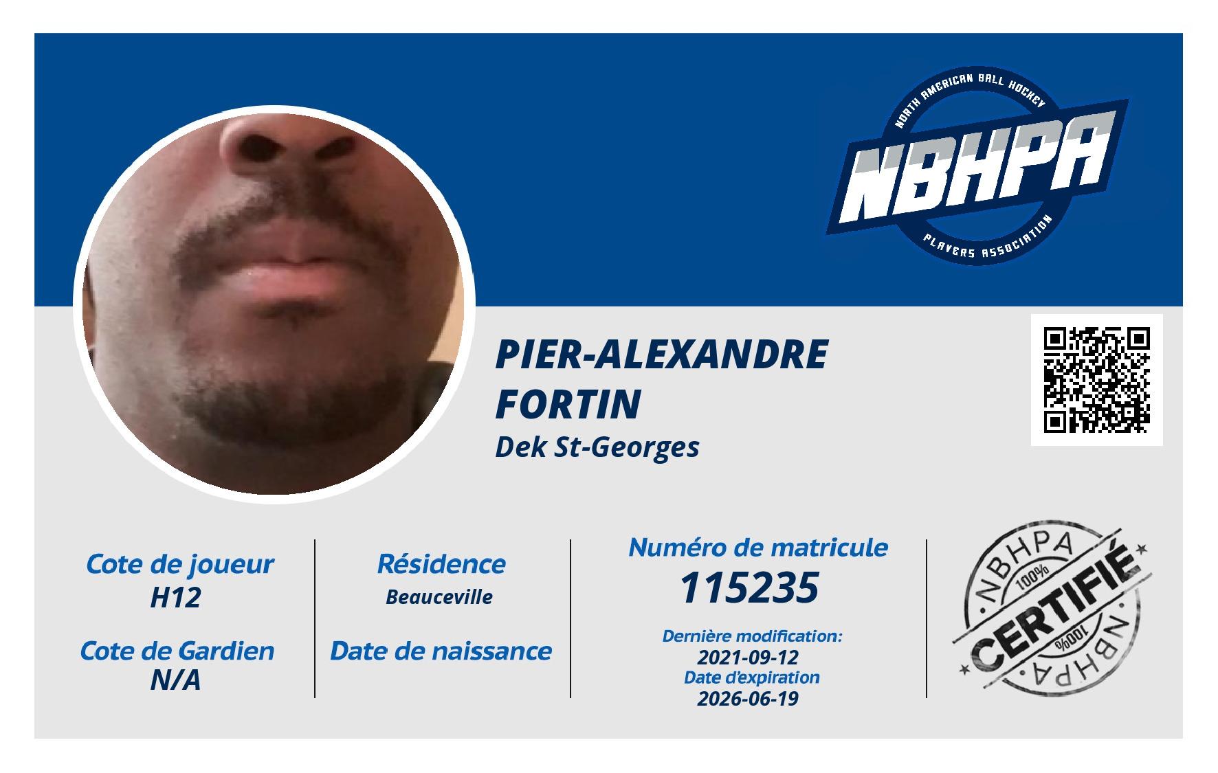 Pier-Alexandre  Fortin