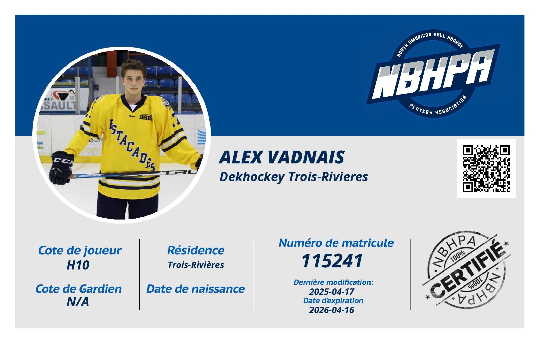 Alex Vadnais