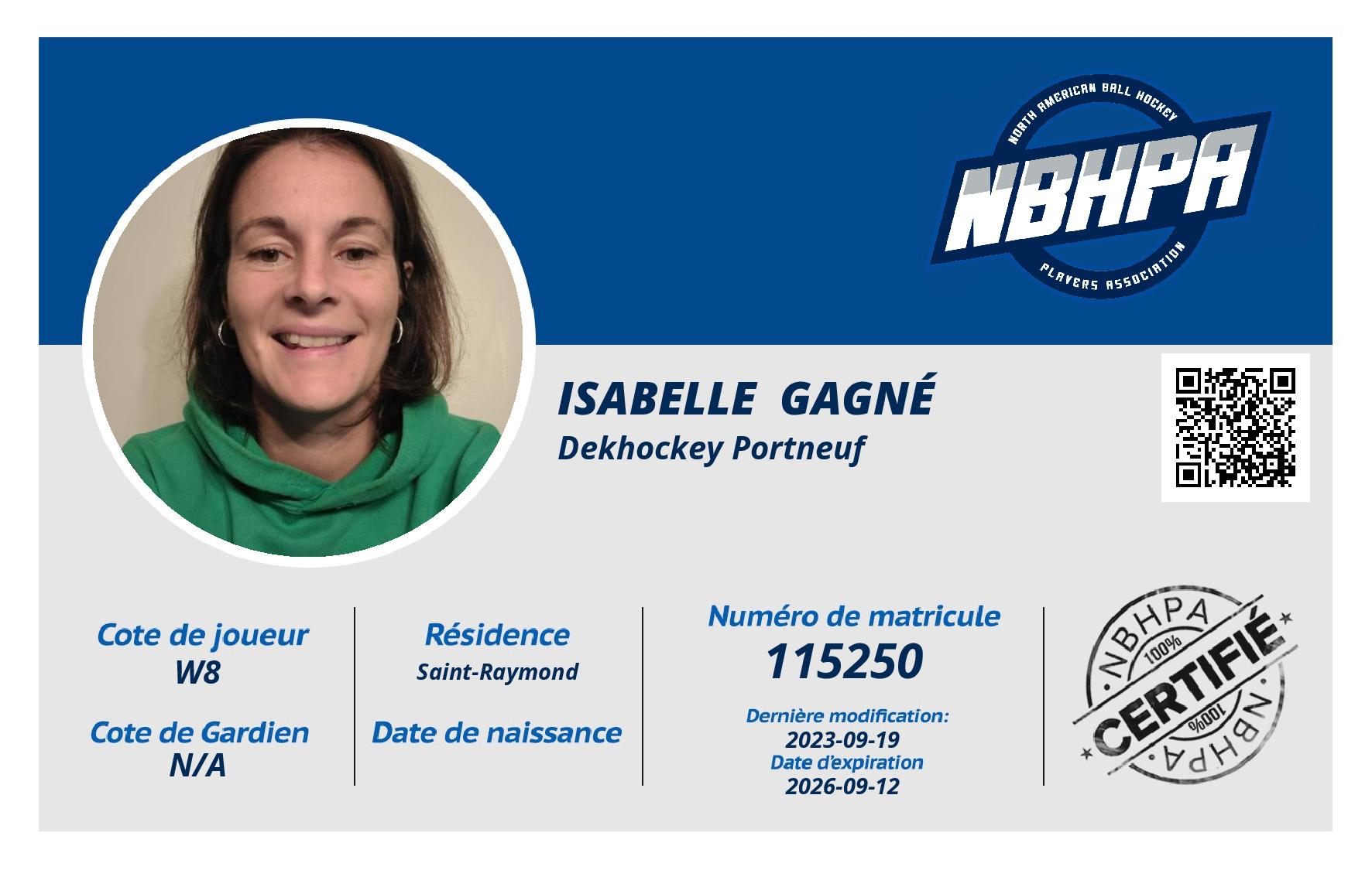 Isabelle  Gagné 
