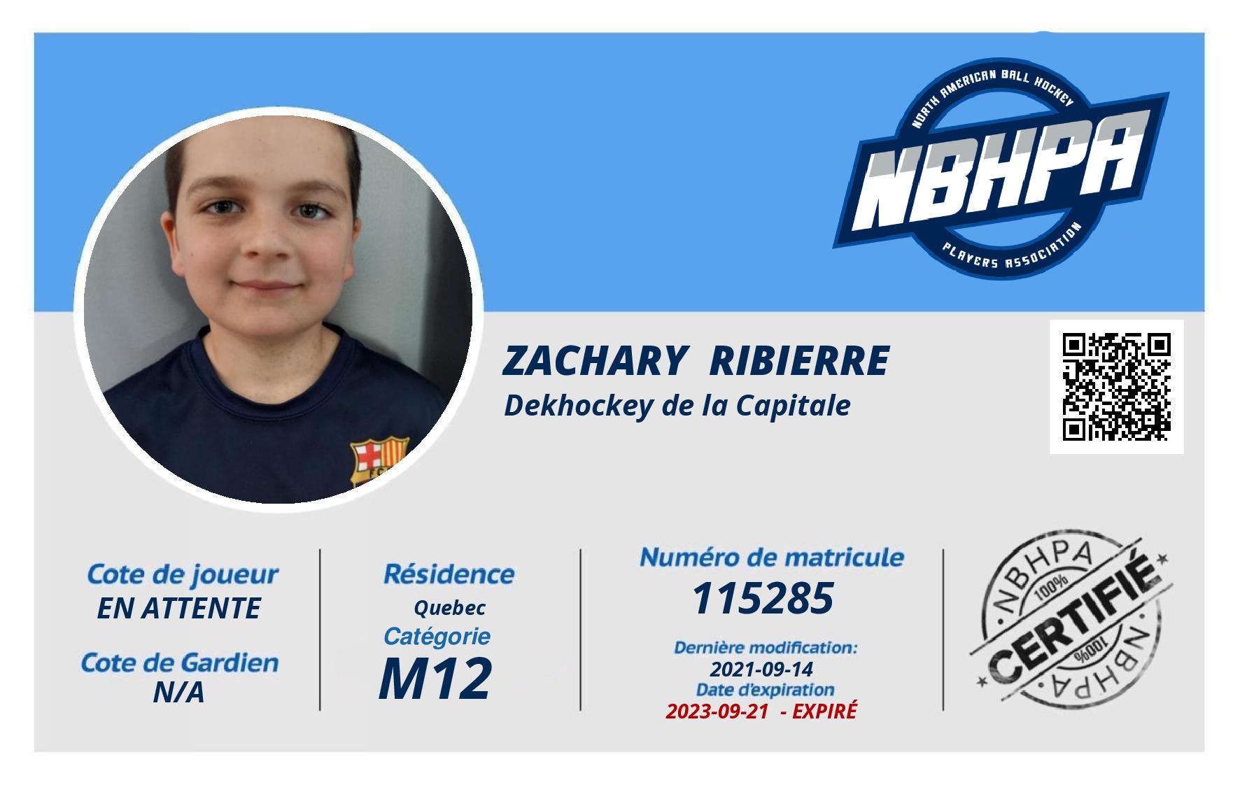 Zachary  Ribierre