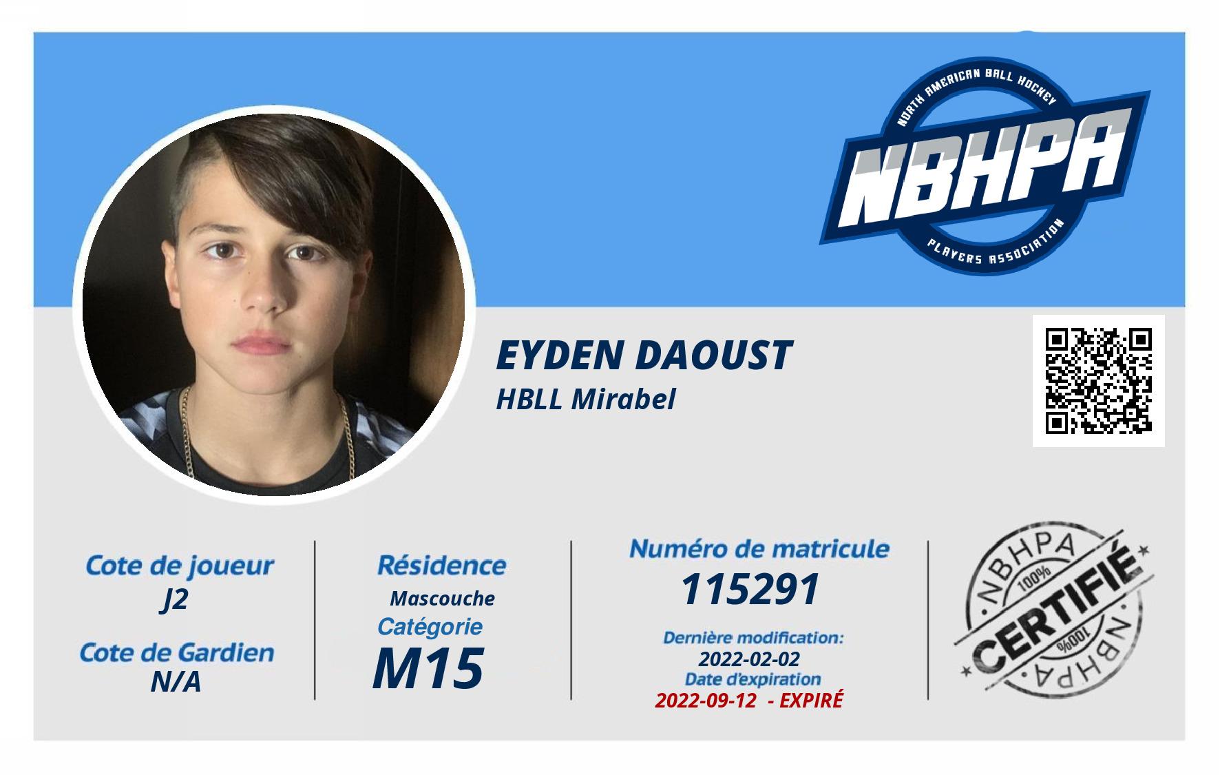 Eyden Daoust