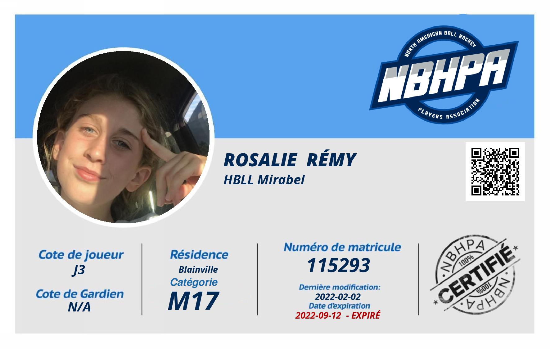 Rosalie  Rémy