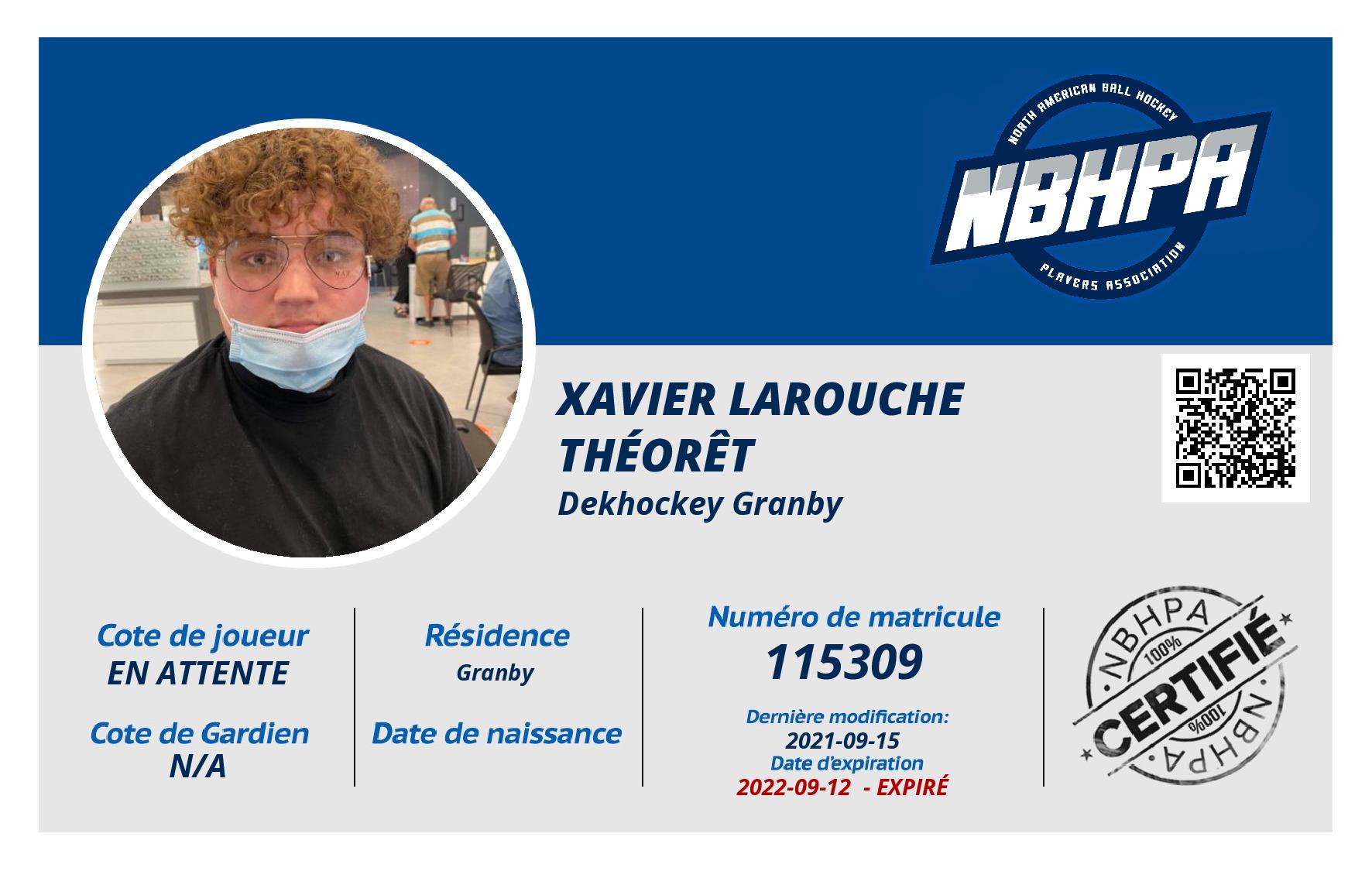 Xavier Larouche Théorêt