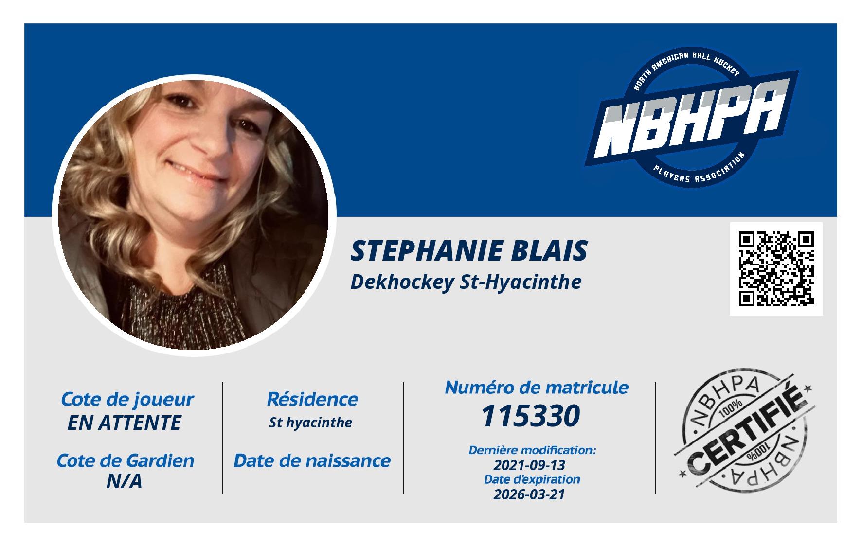 Stephanie Blais