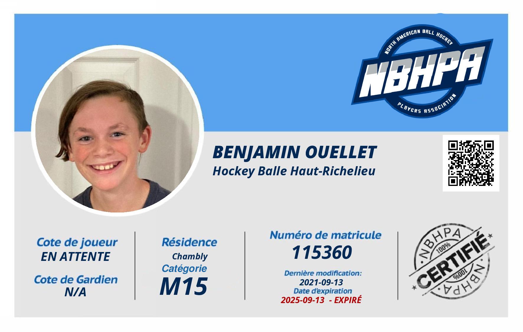Benjamin Ouellet