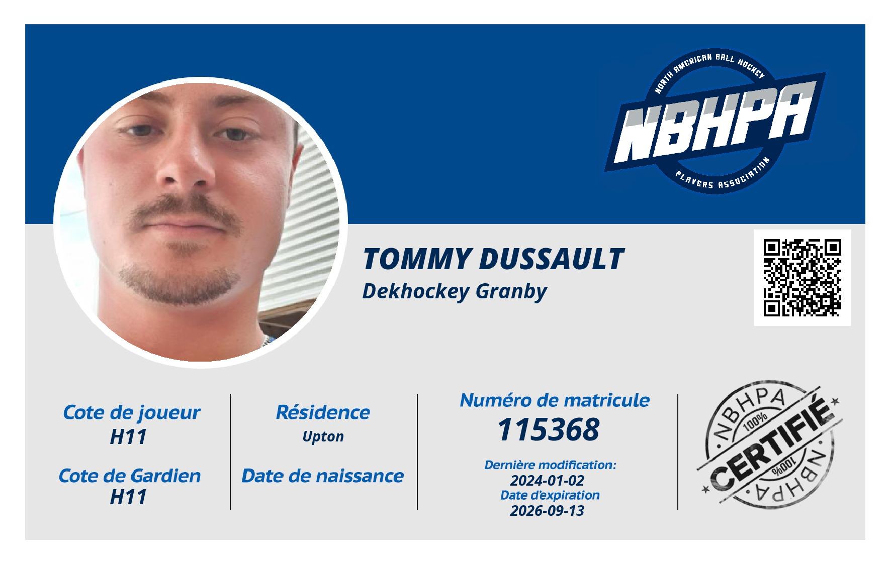 Tommy Dussault