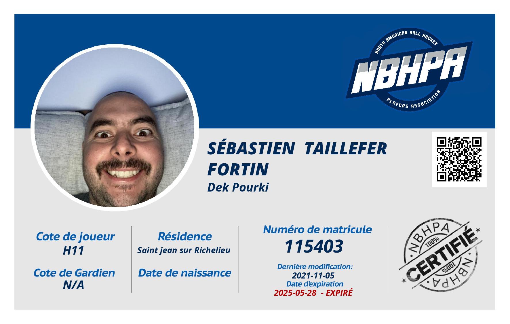 Sébastien  Taillefer Fortin 