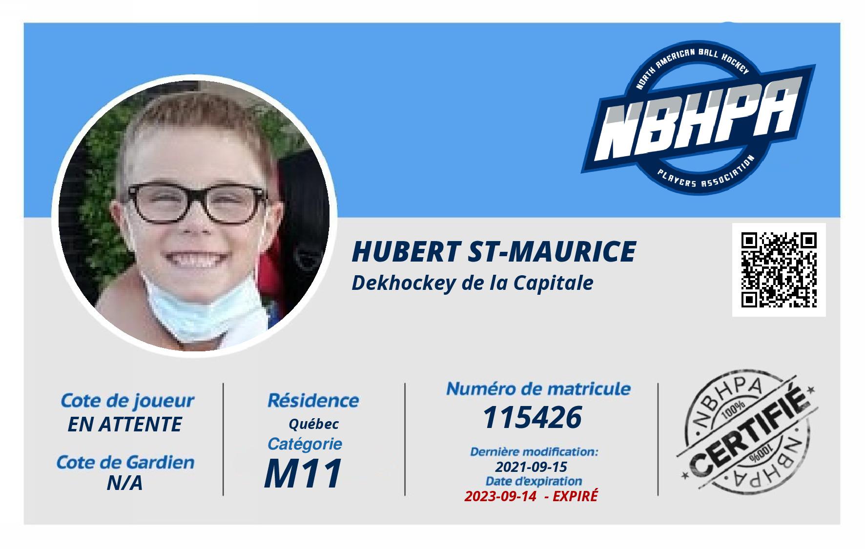 Hubert St-Maurice