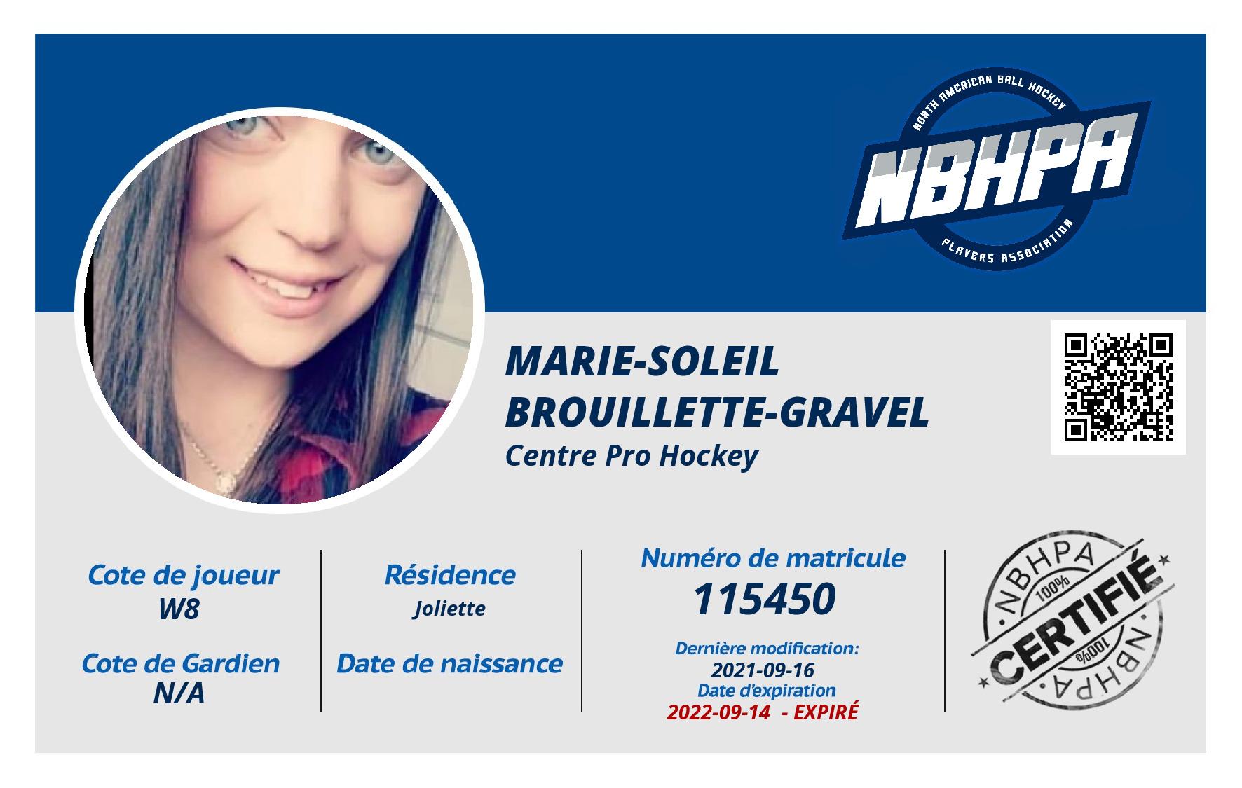 Marie-Soleil Brouillette-Gravel