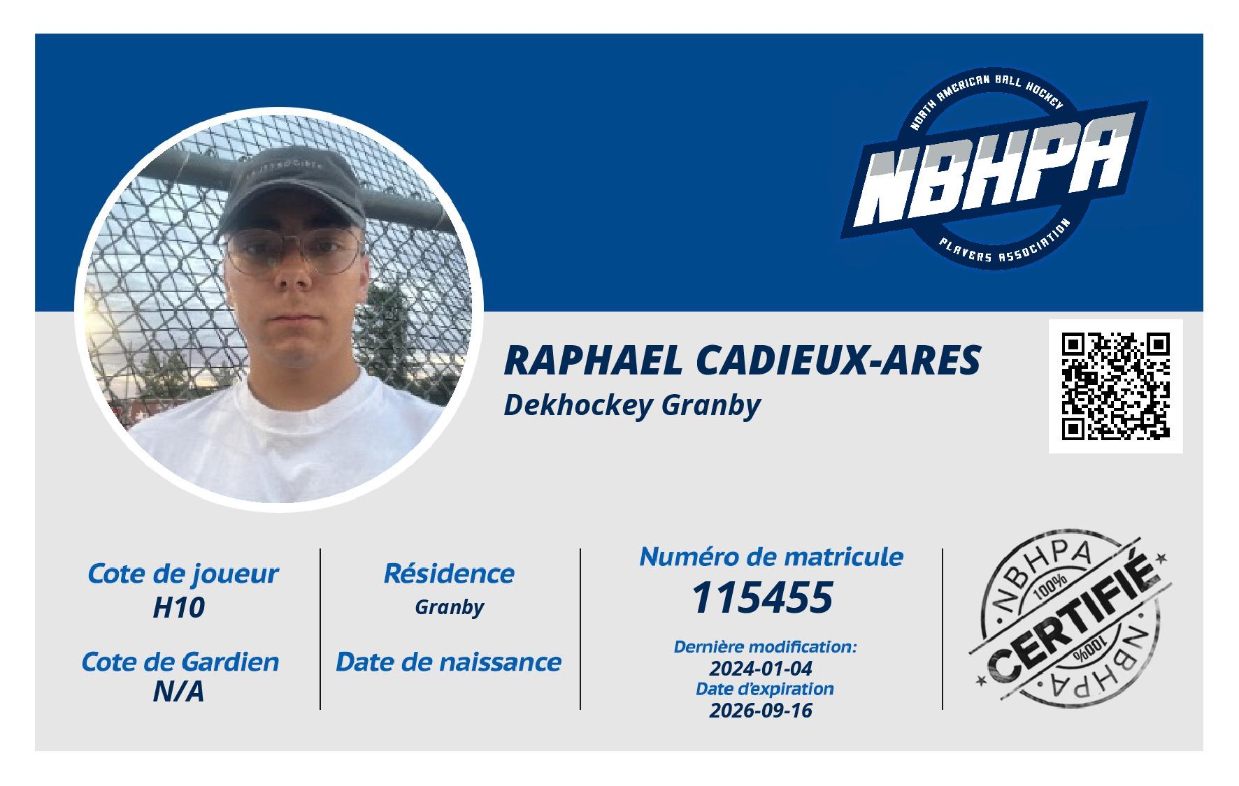 Raphael Cadieux-ares