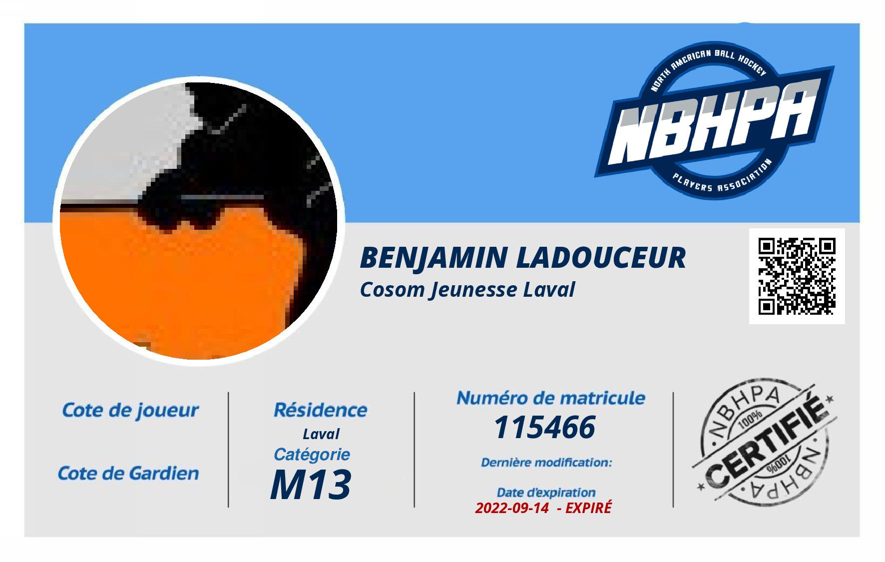 Benjamin Ladouceur