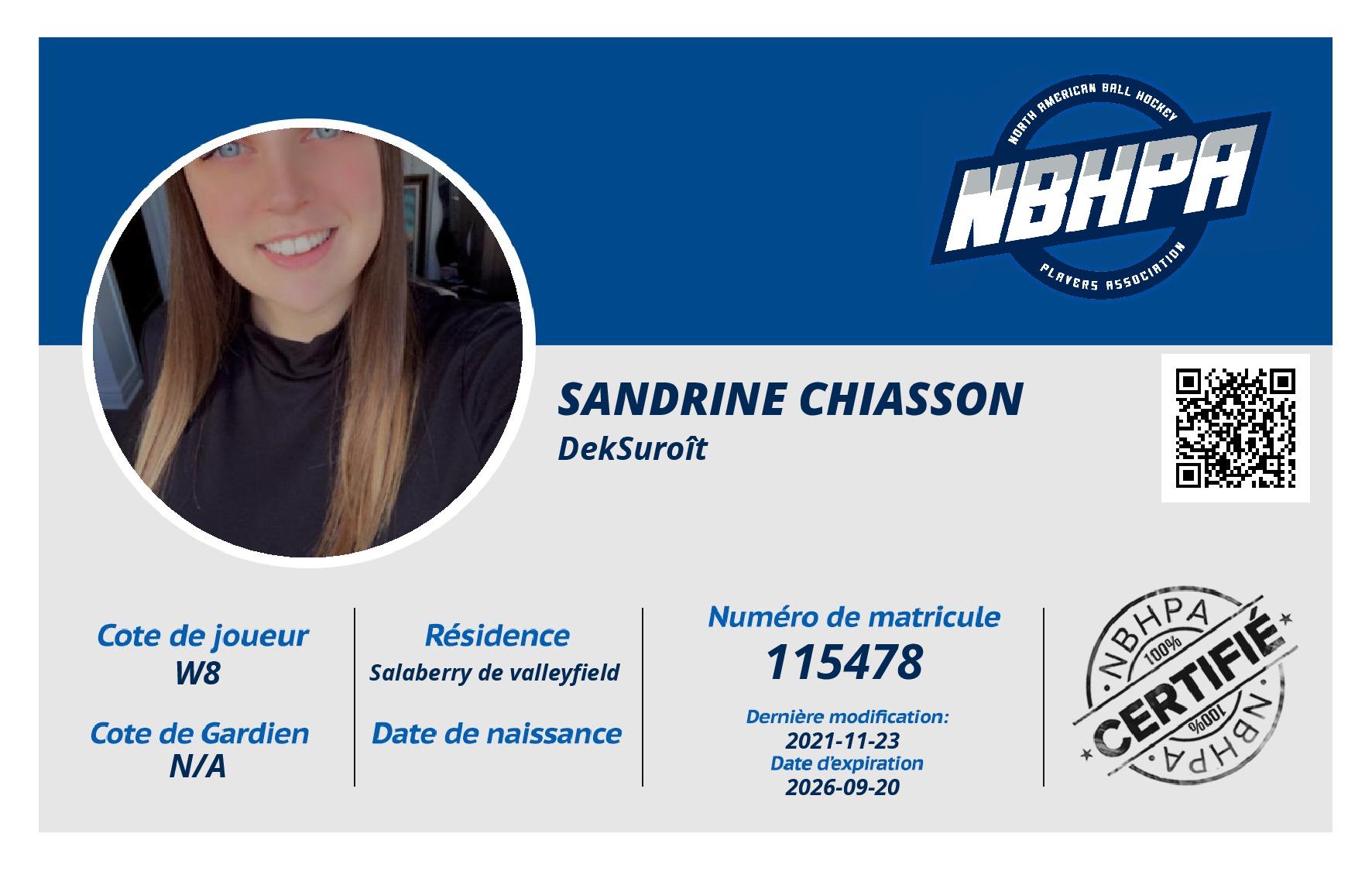 Sandrine Chiasson