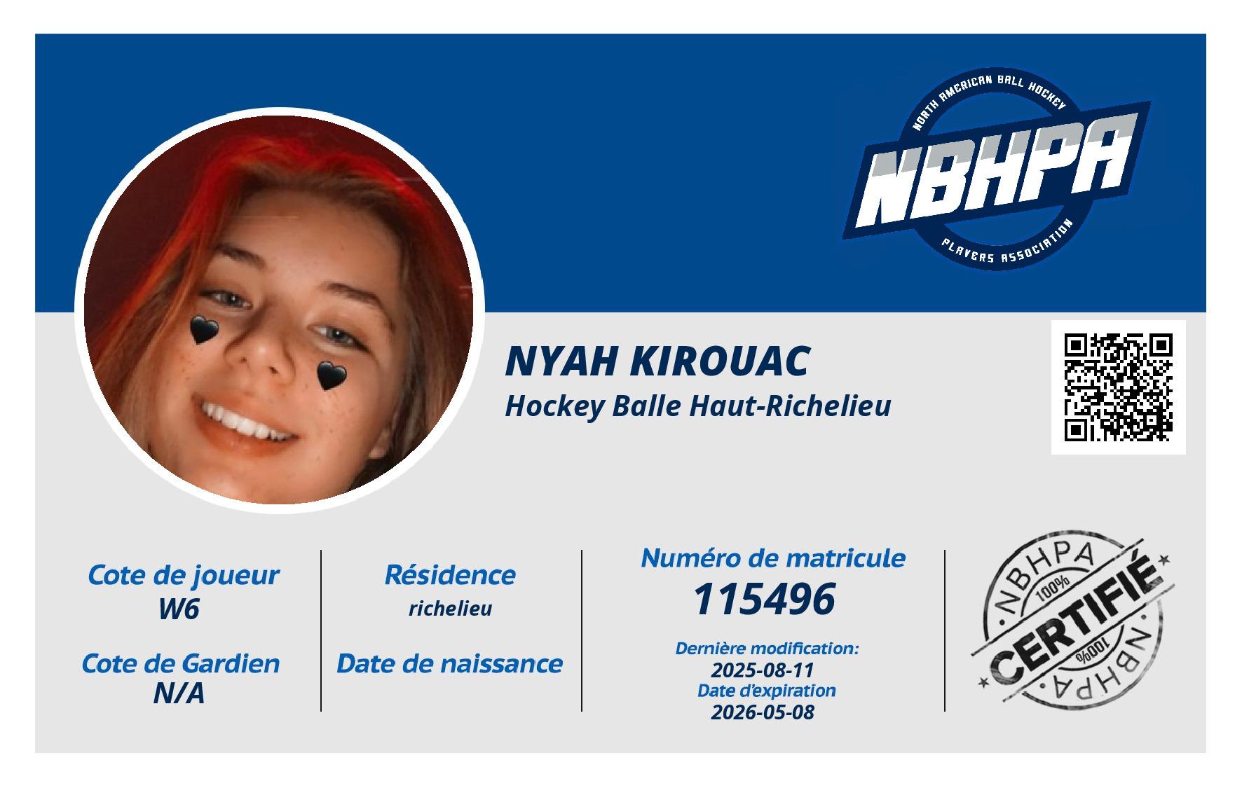 Nyah Kirouac 