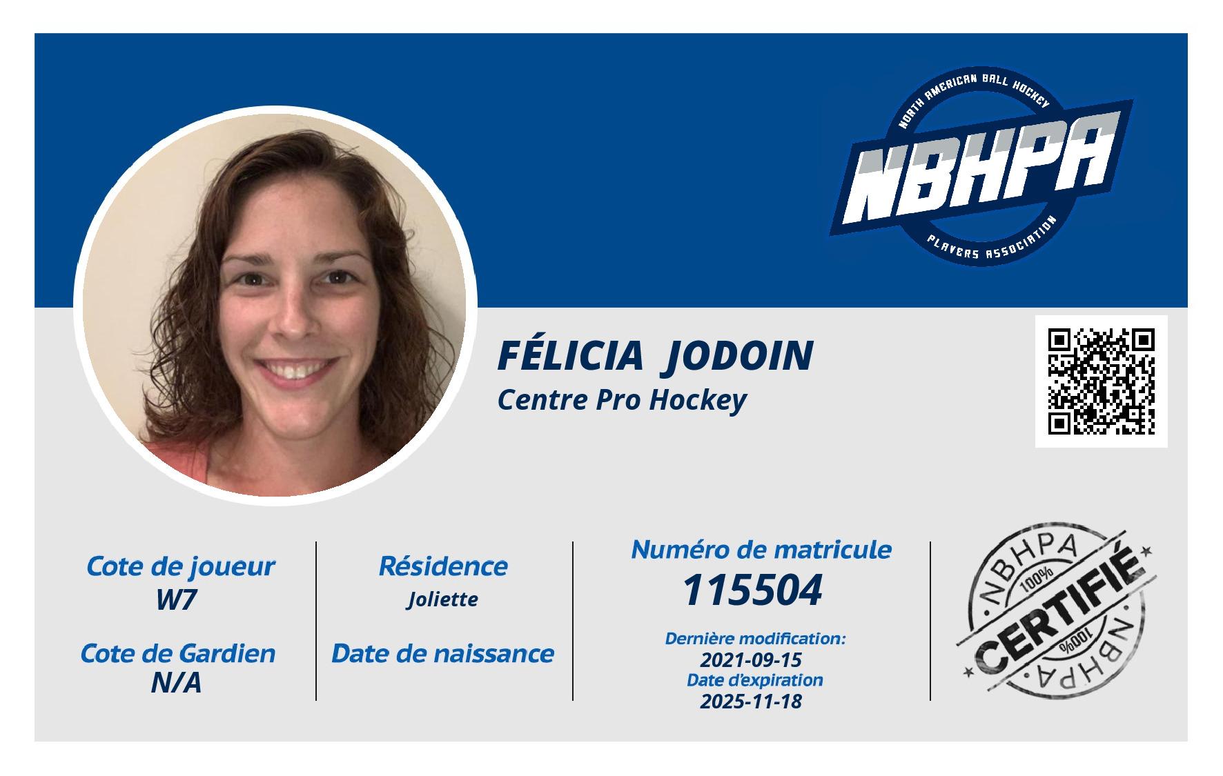Félicia  Jodoin 