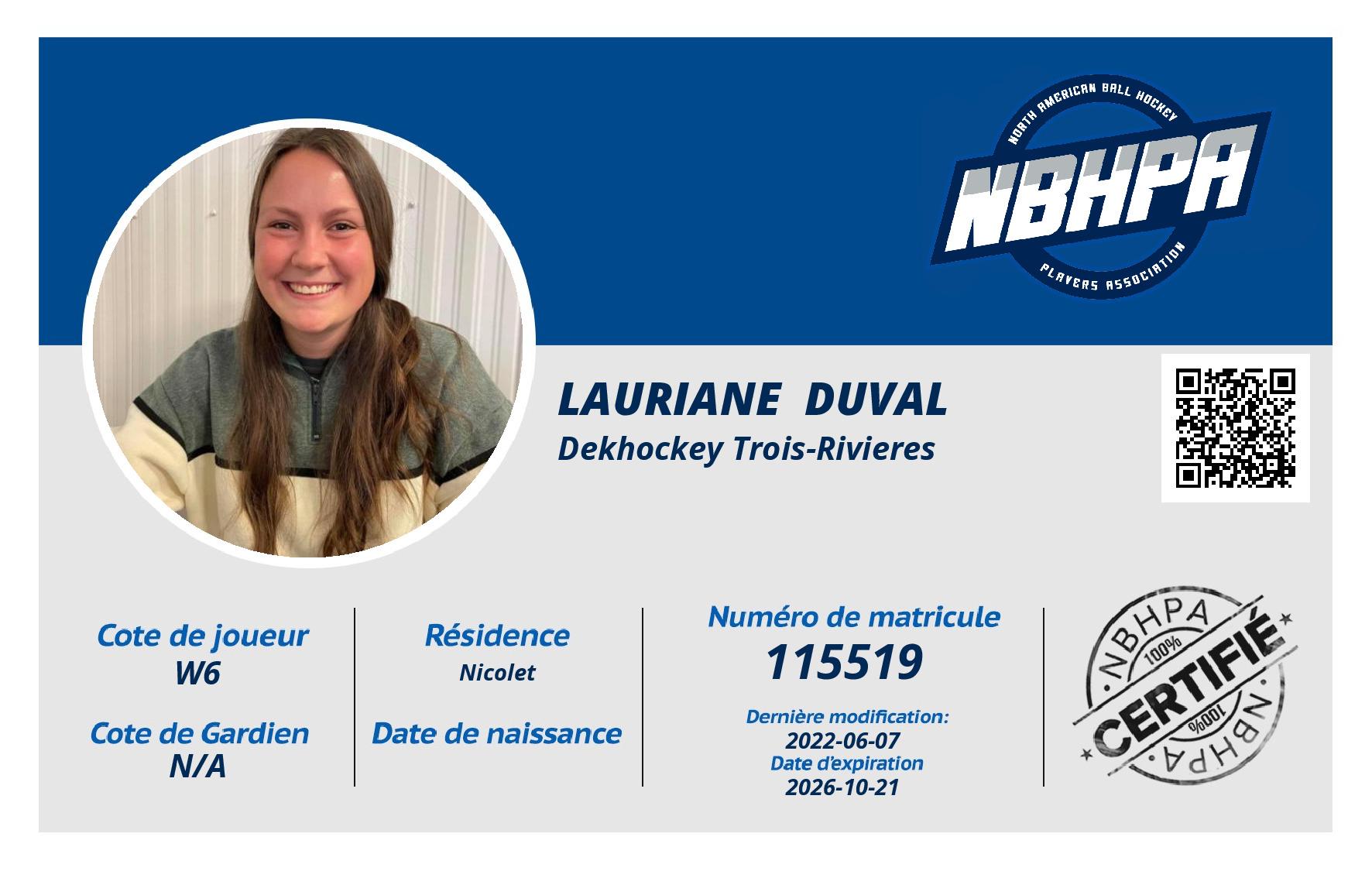 Lauriane  Duval