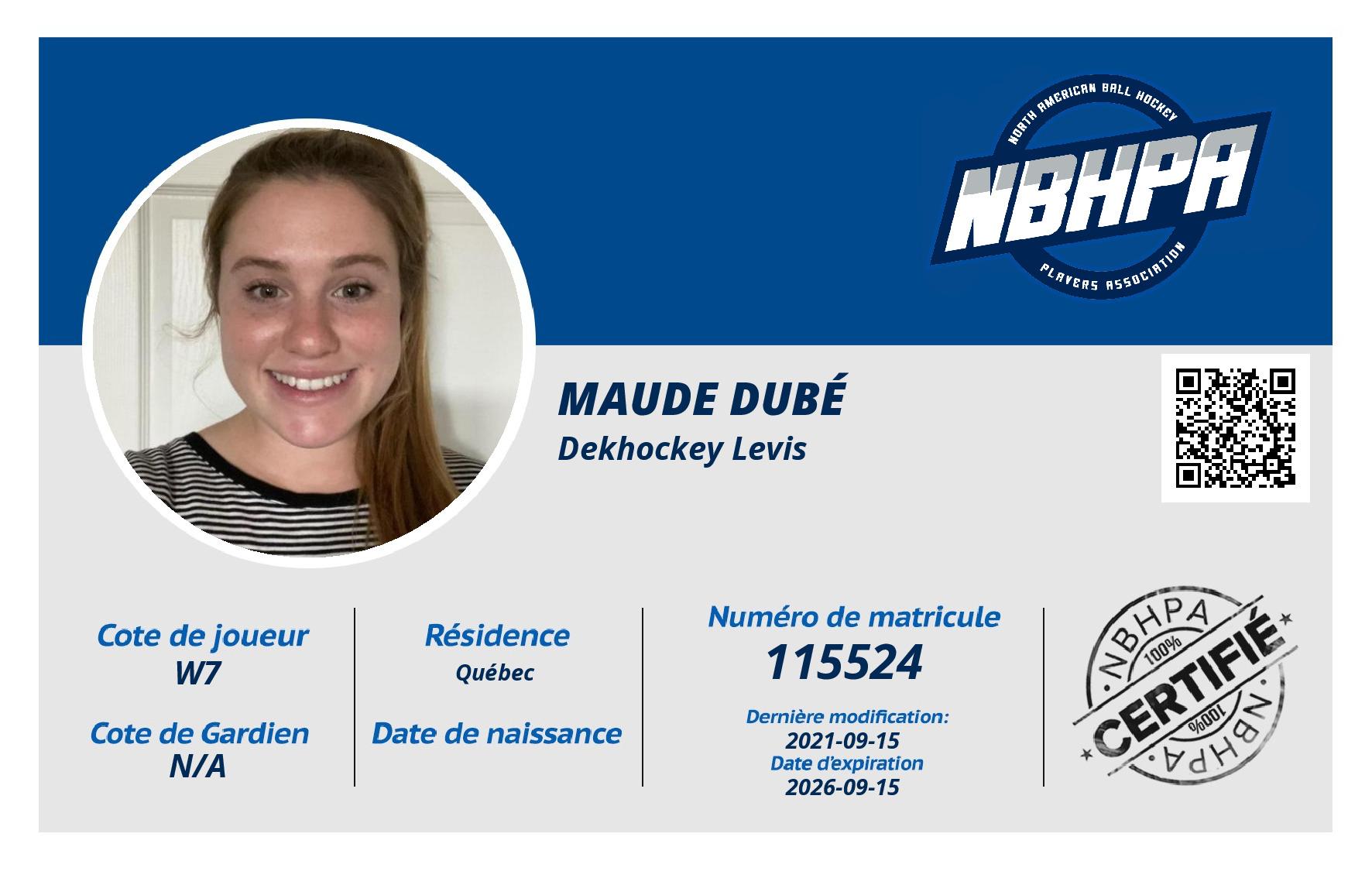 Maude Dubé