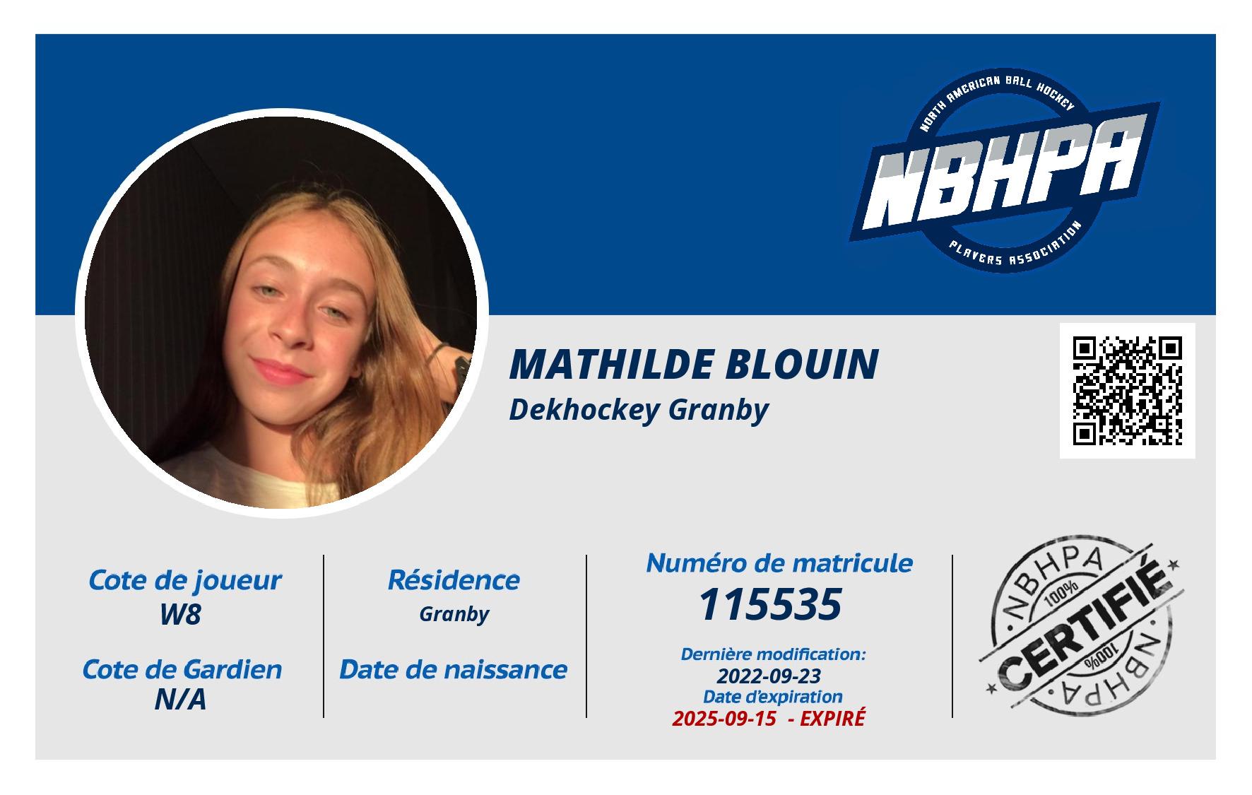 Mathilde Blouin