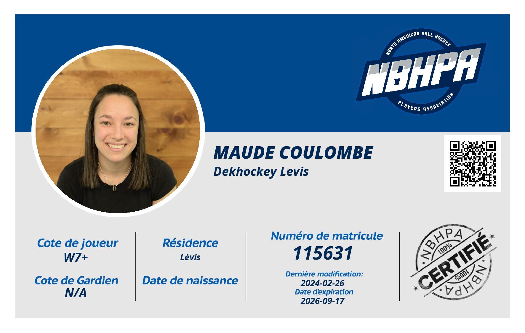 Maude Coulombe