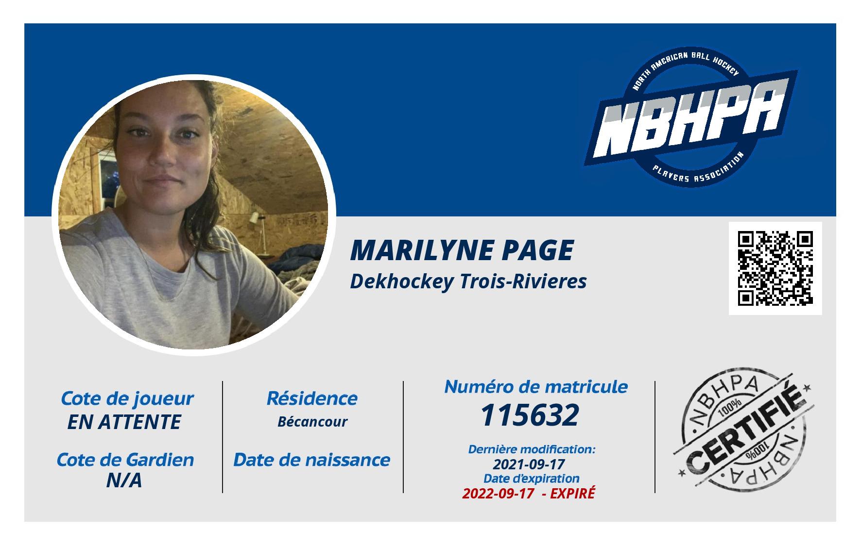 Marilyne Page