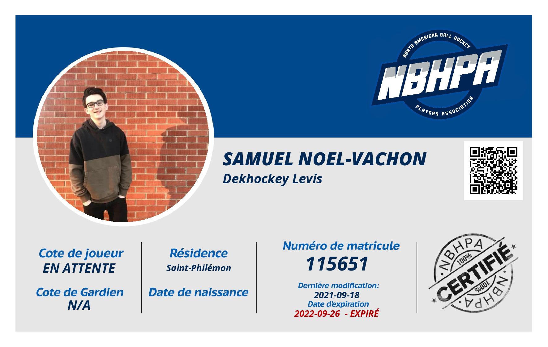 Samuel Noel-Vachon