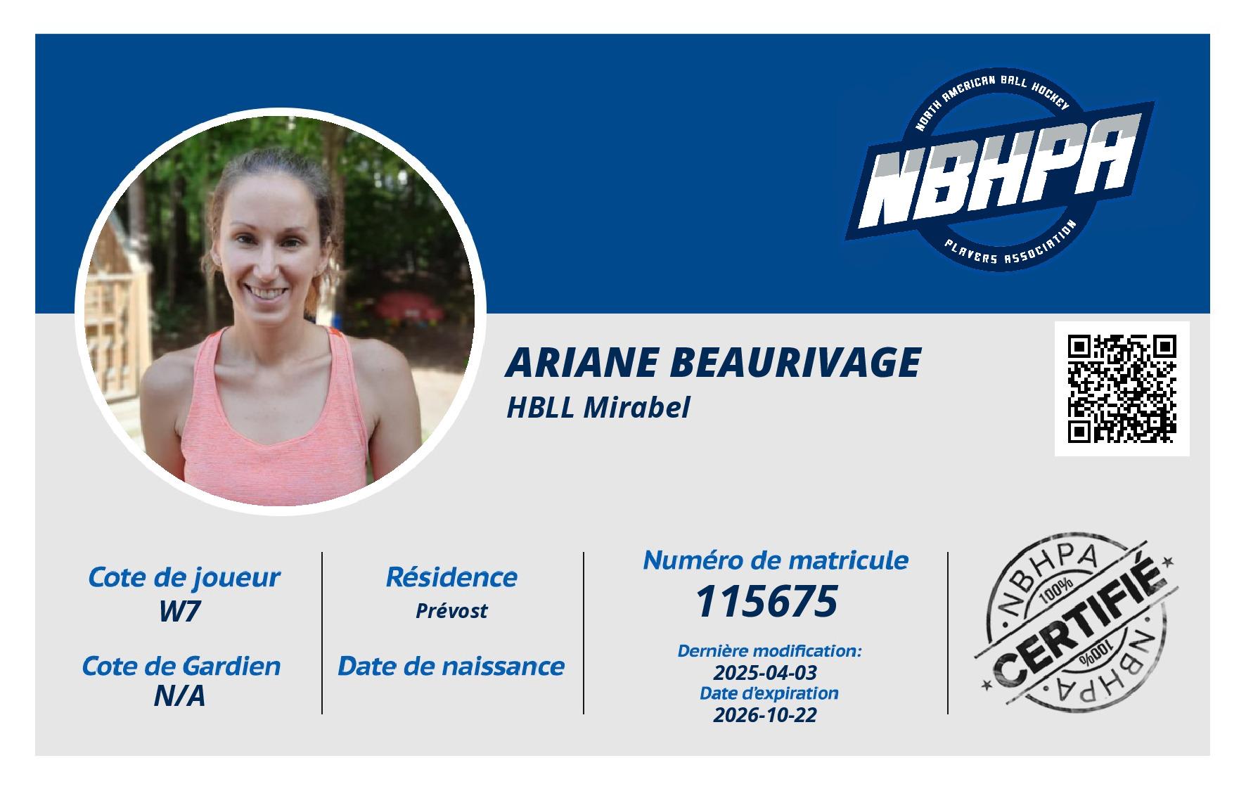 Ariane Beaurivage
