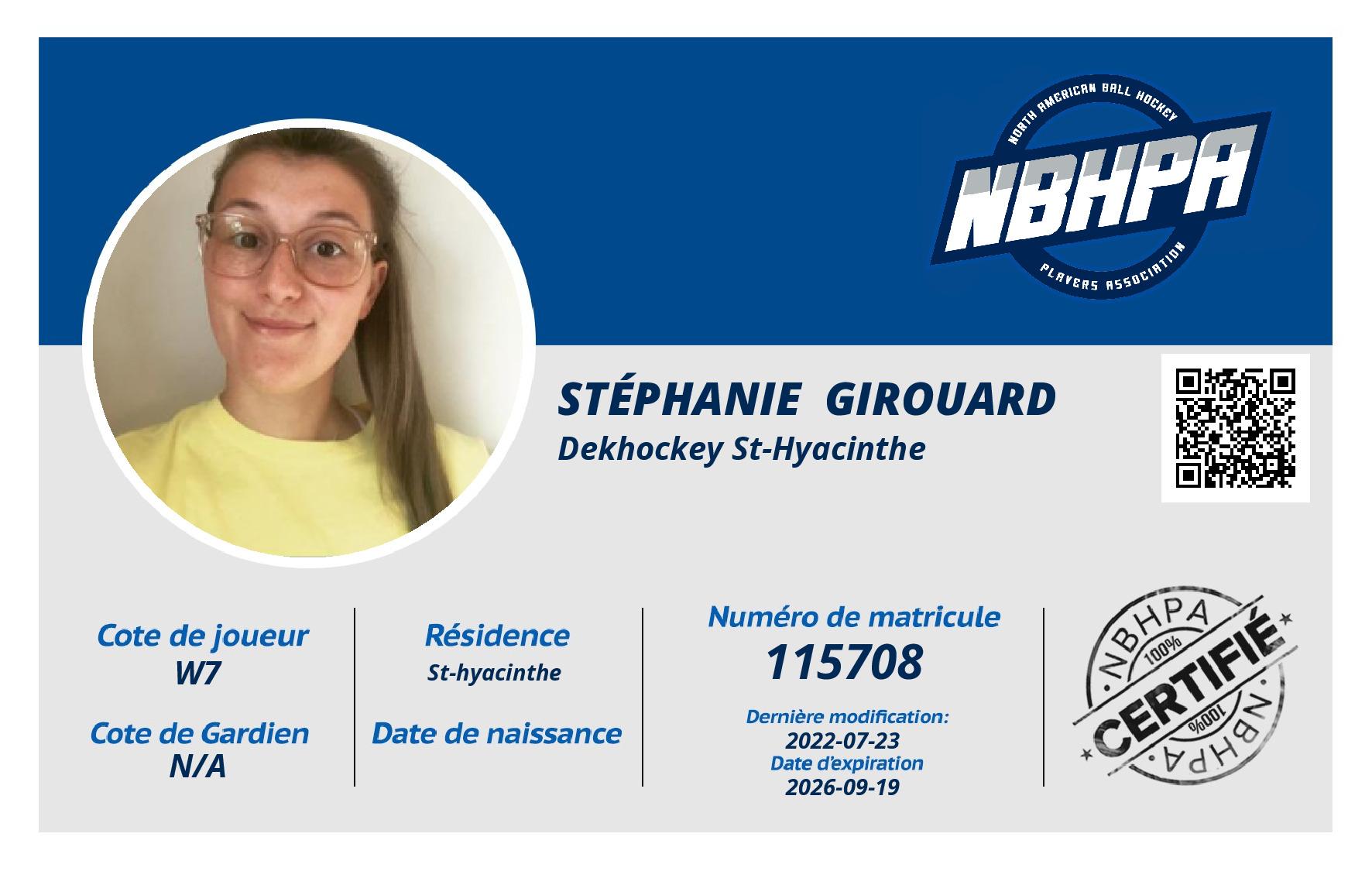 Stéphanie  Girouard 