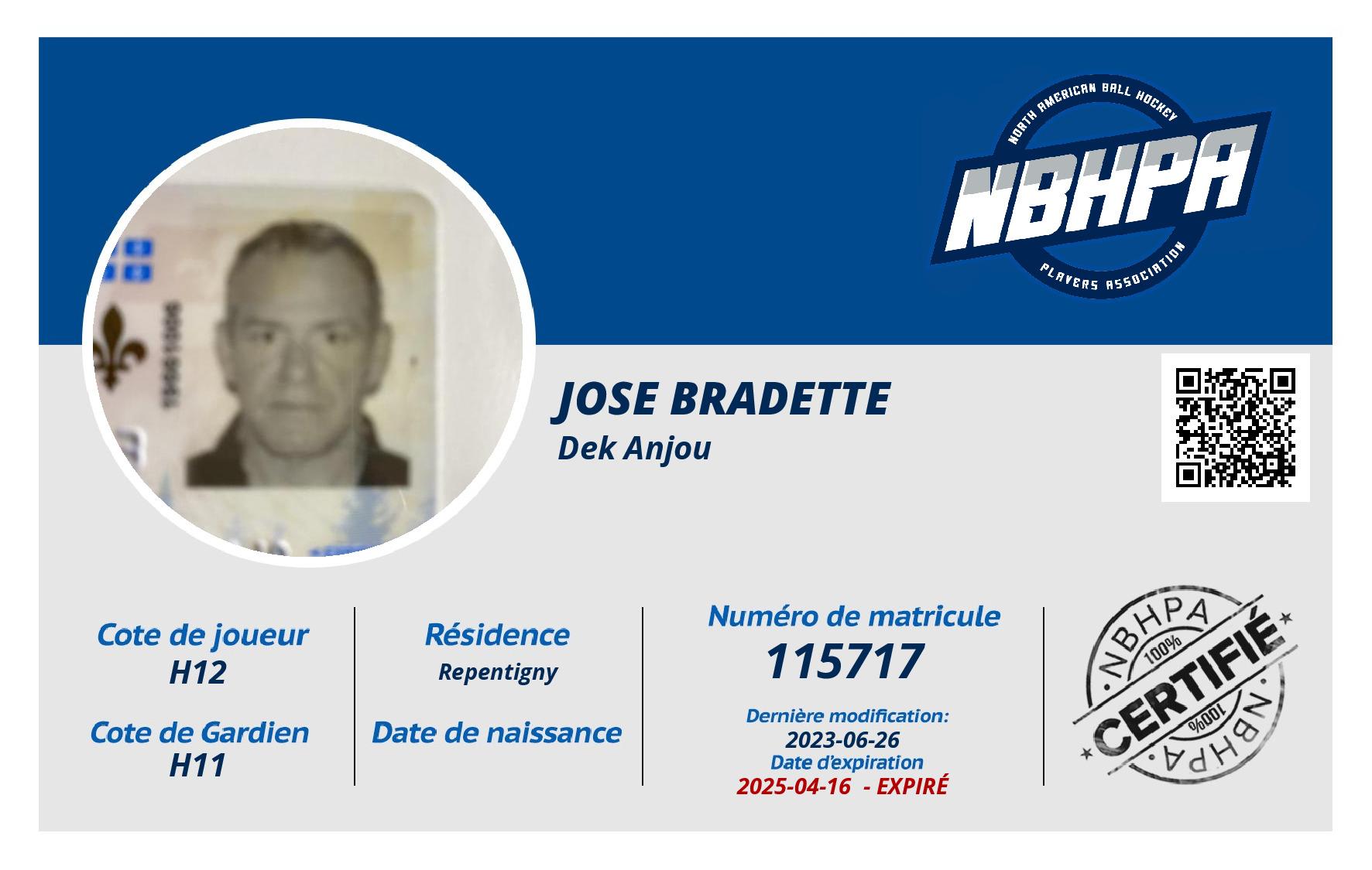 Jose Bradette 