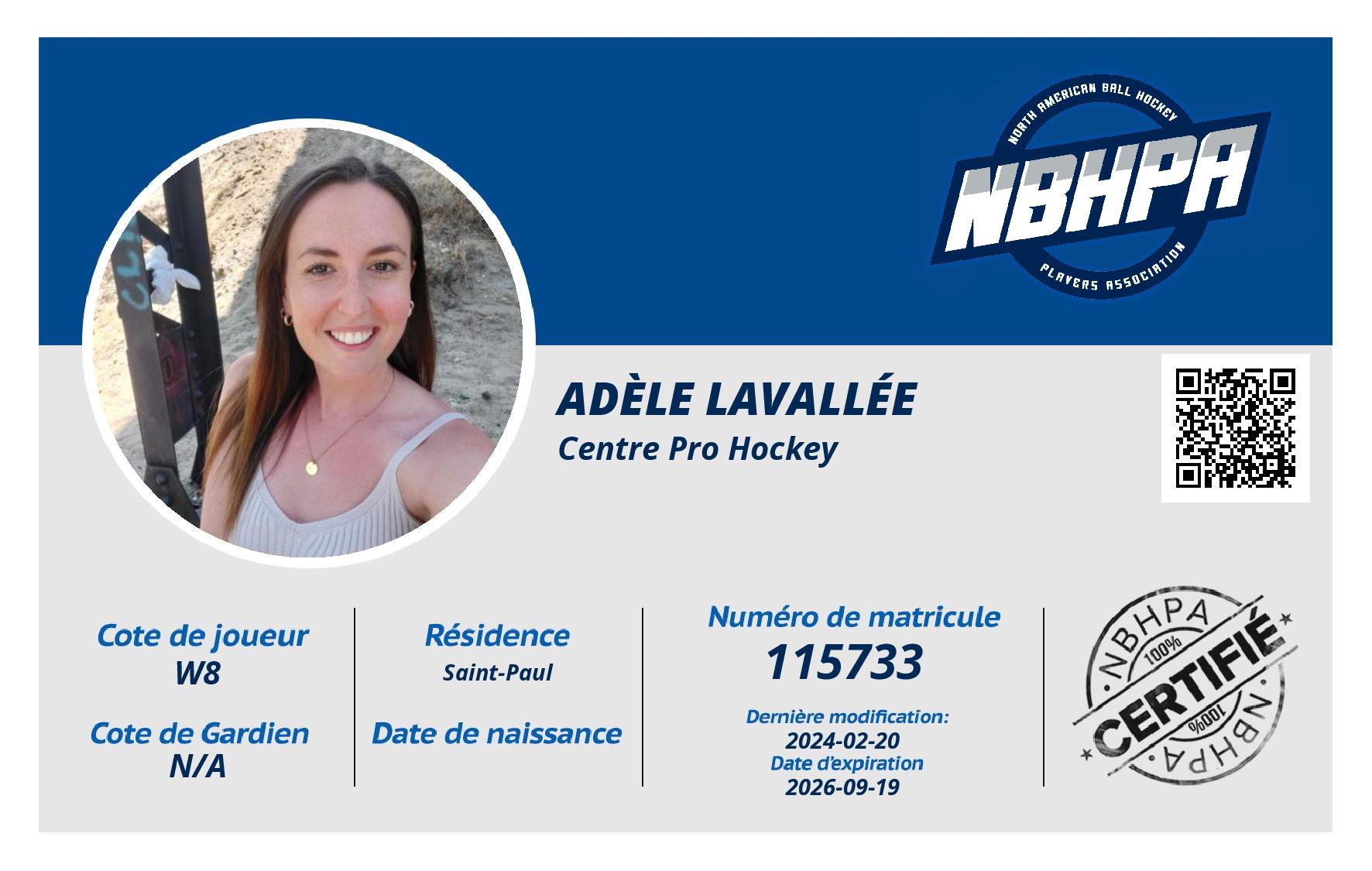 Adèle Lavallée 