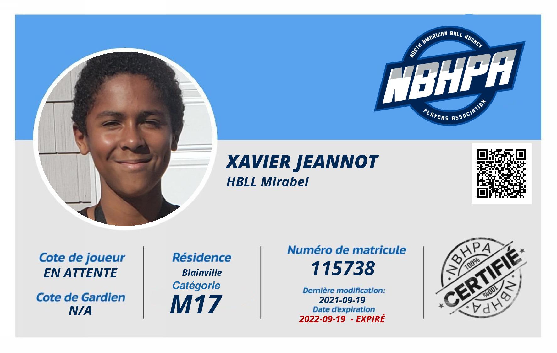 Xavier Jeannot