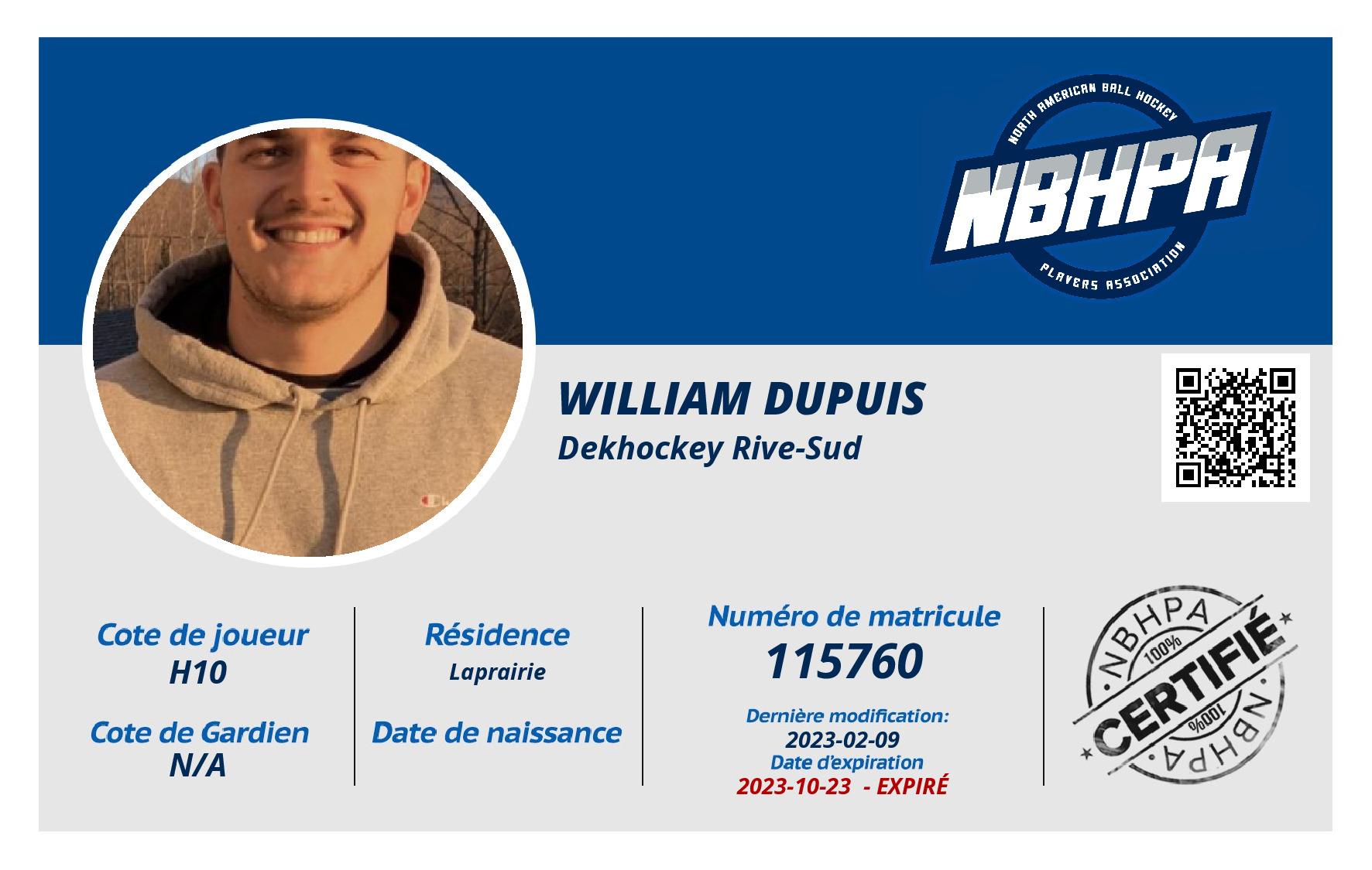 William Dupuis