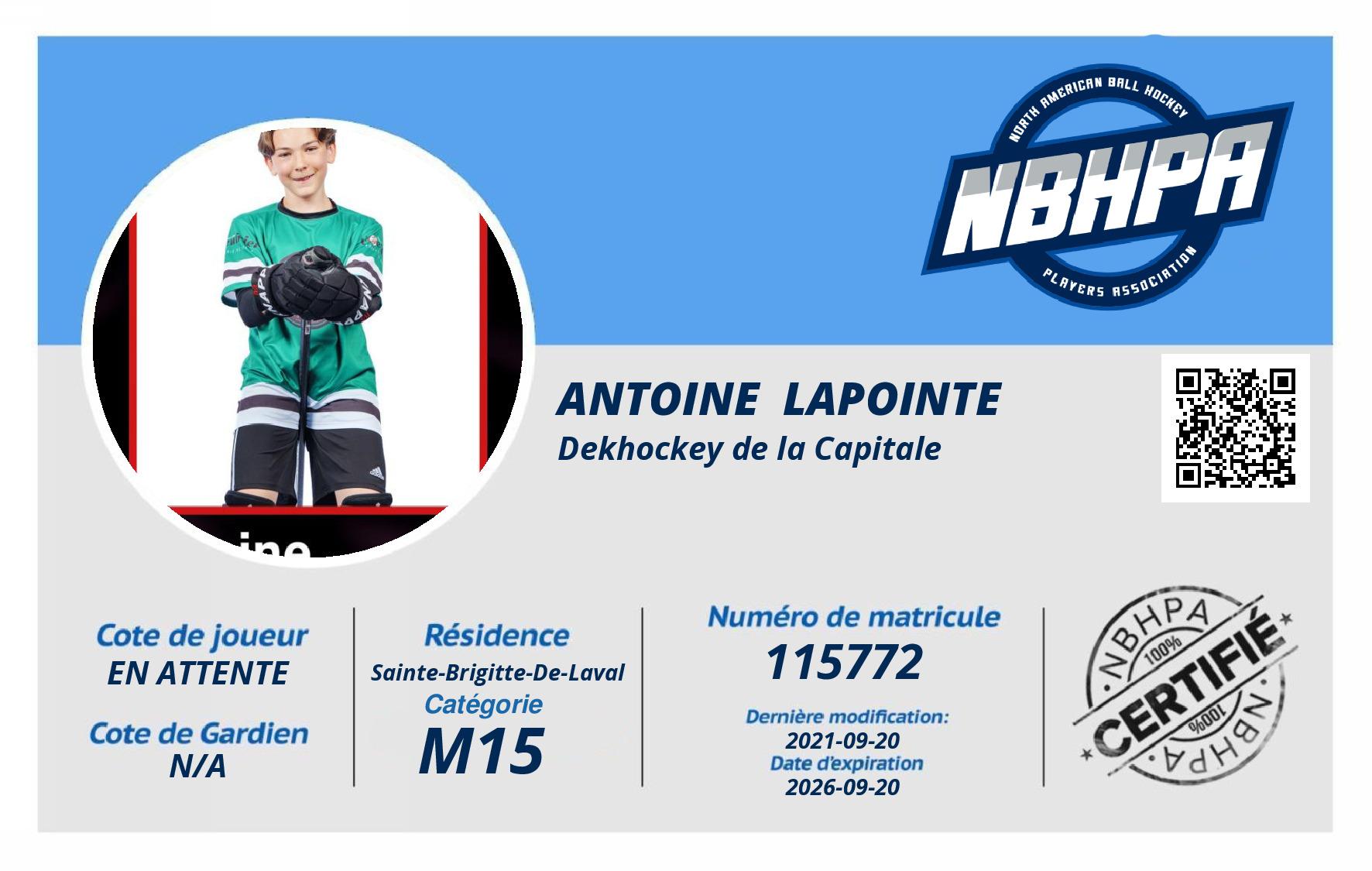 Antoine  Lapointe 