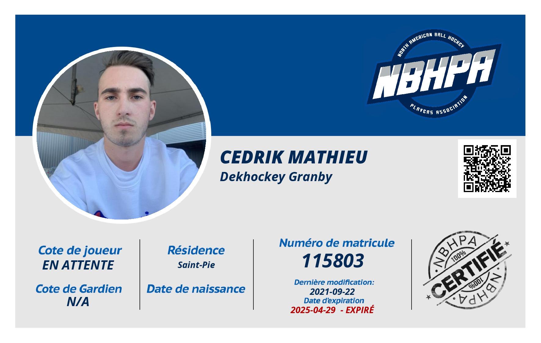 Cedrik Mathieu