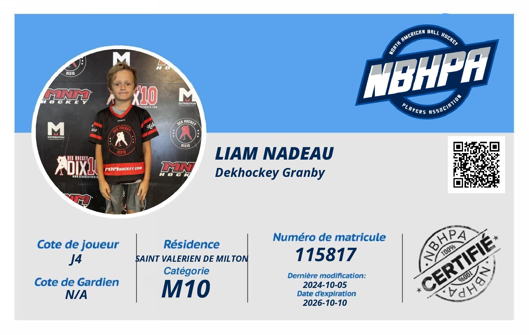 Liam Nadeau