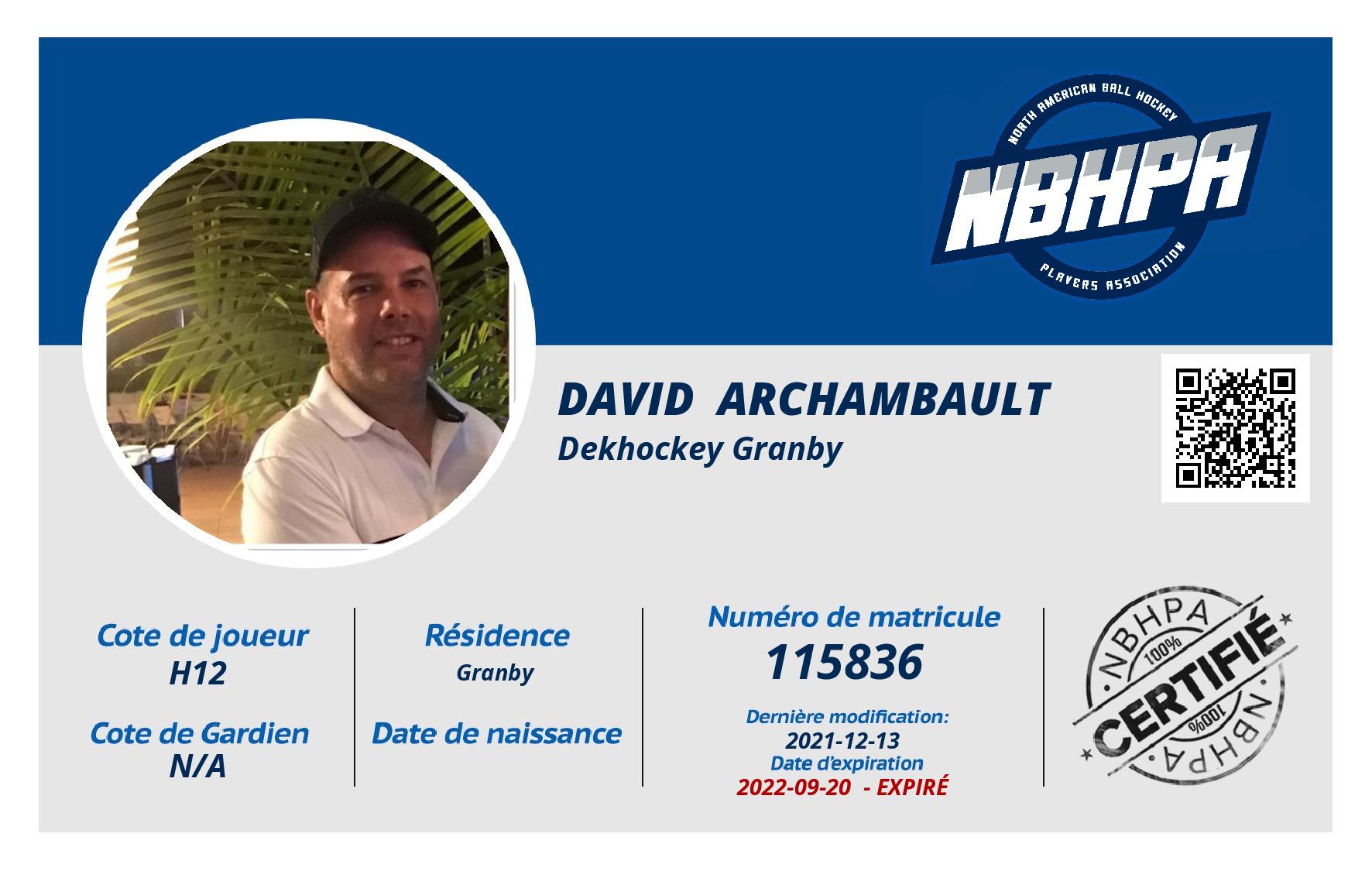 David  Archambault 