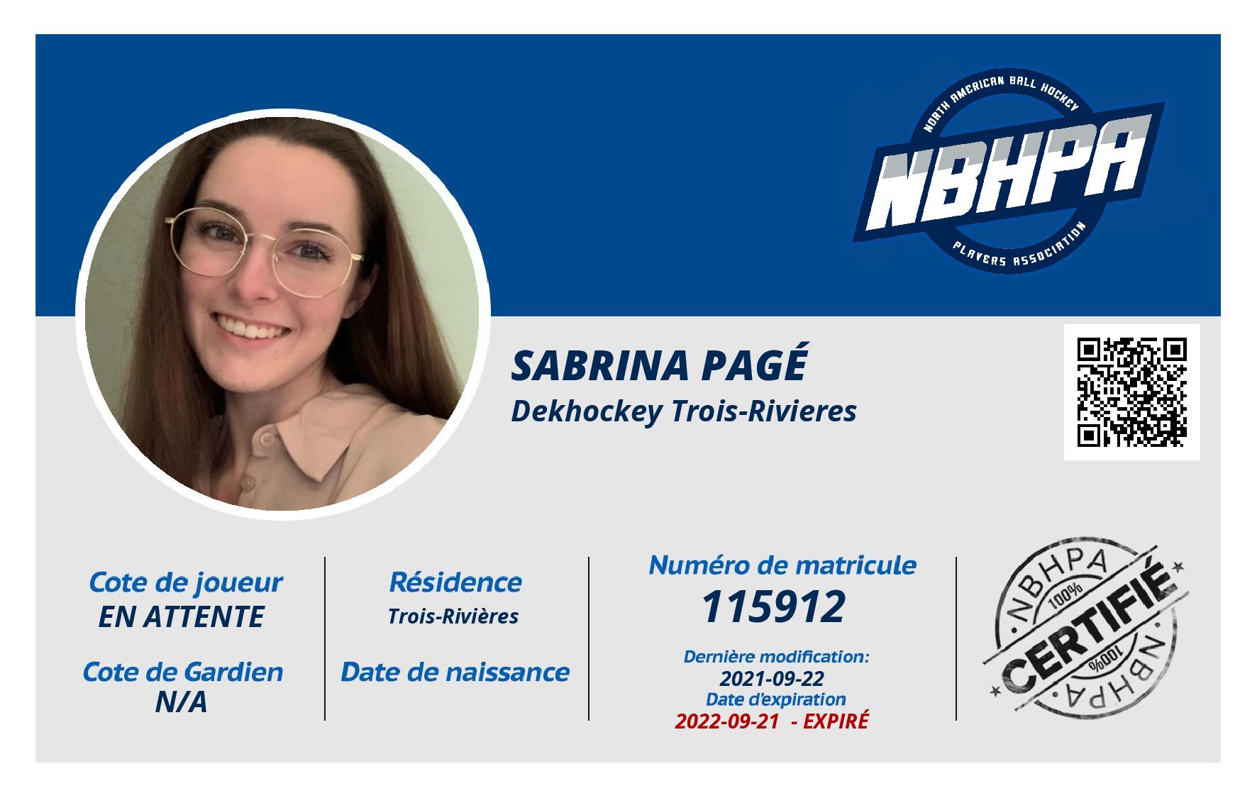 Sabrina Pagé