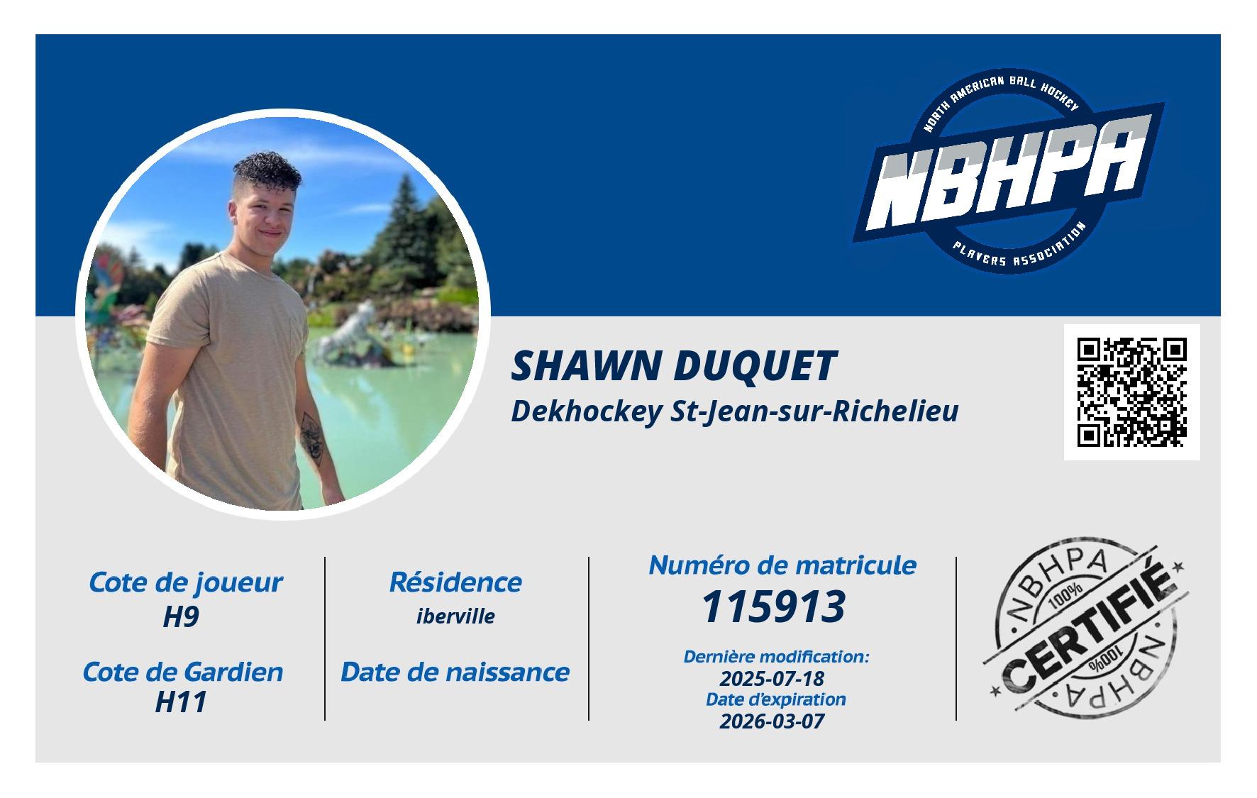 Shawn Duquet
