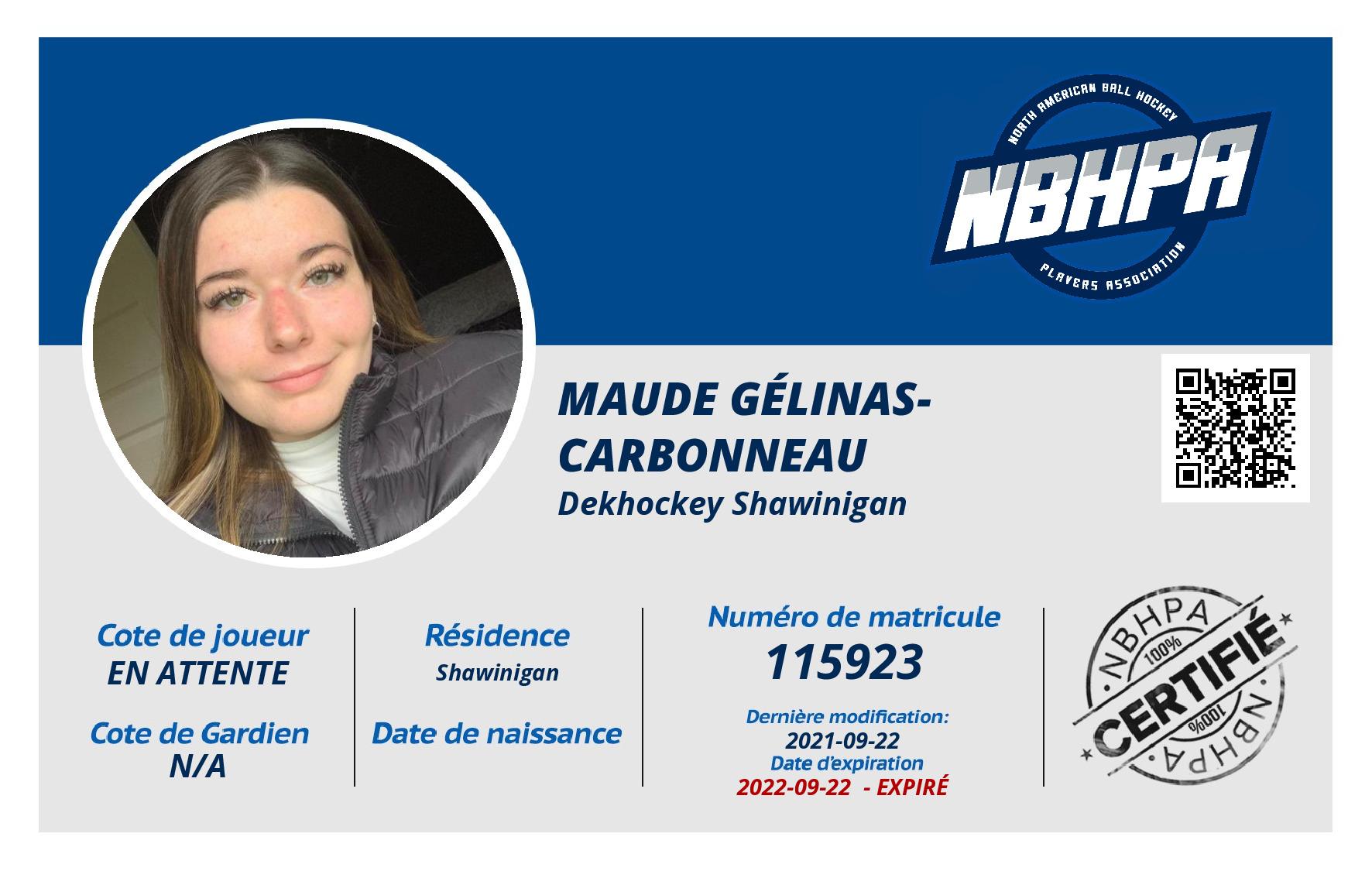 Maude Gélinas-Carbonneau