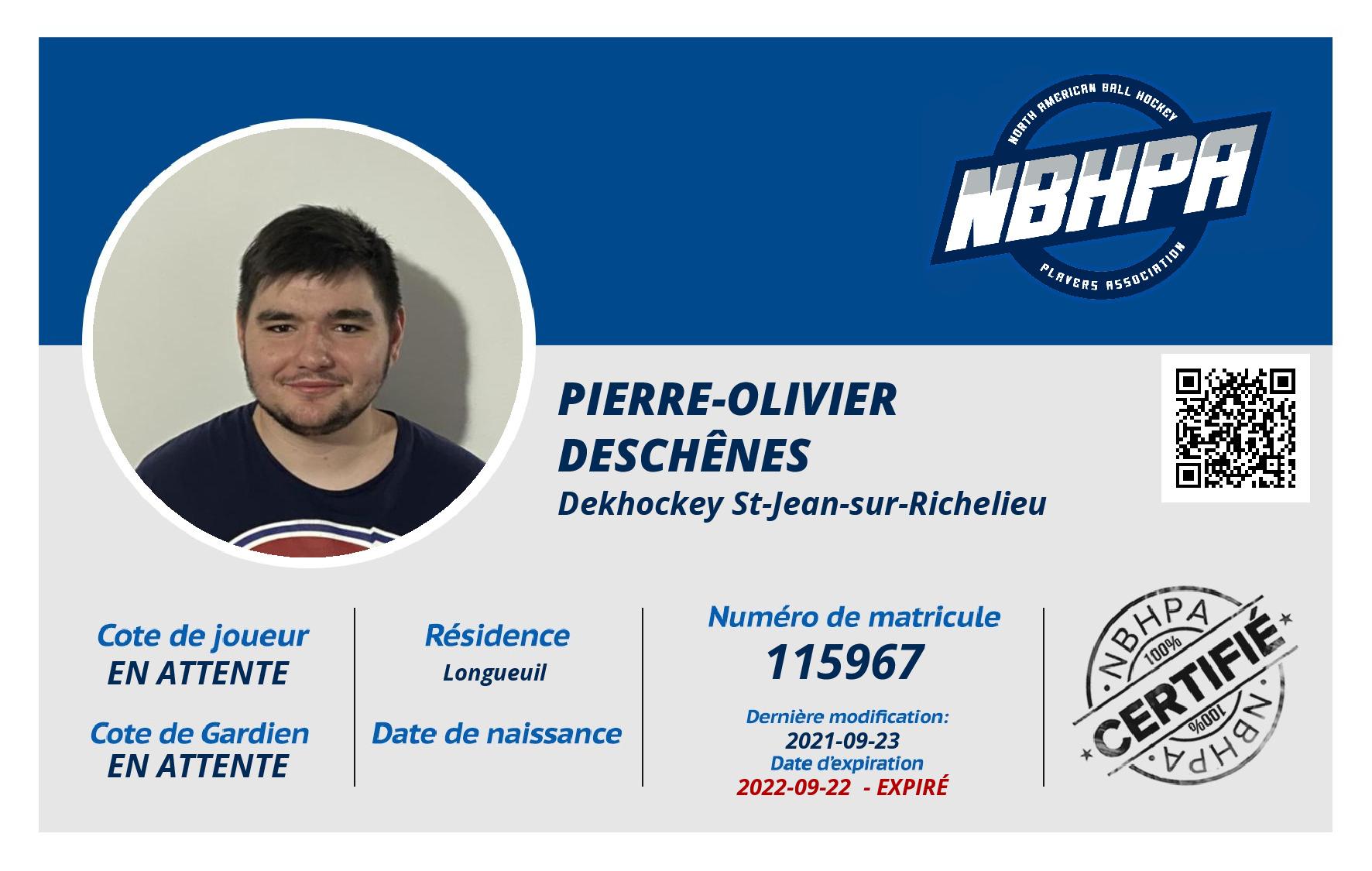 Pierre-Olivier Deschênes