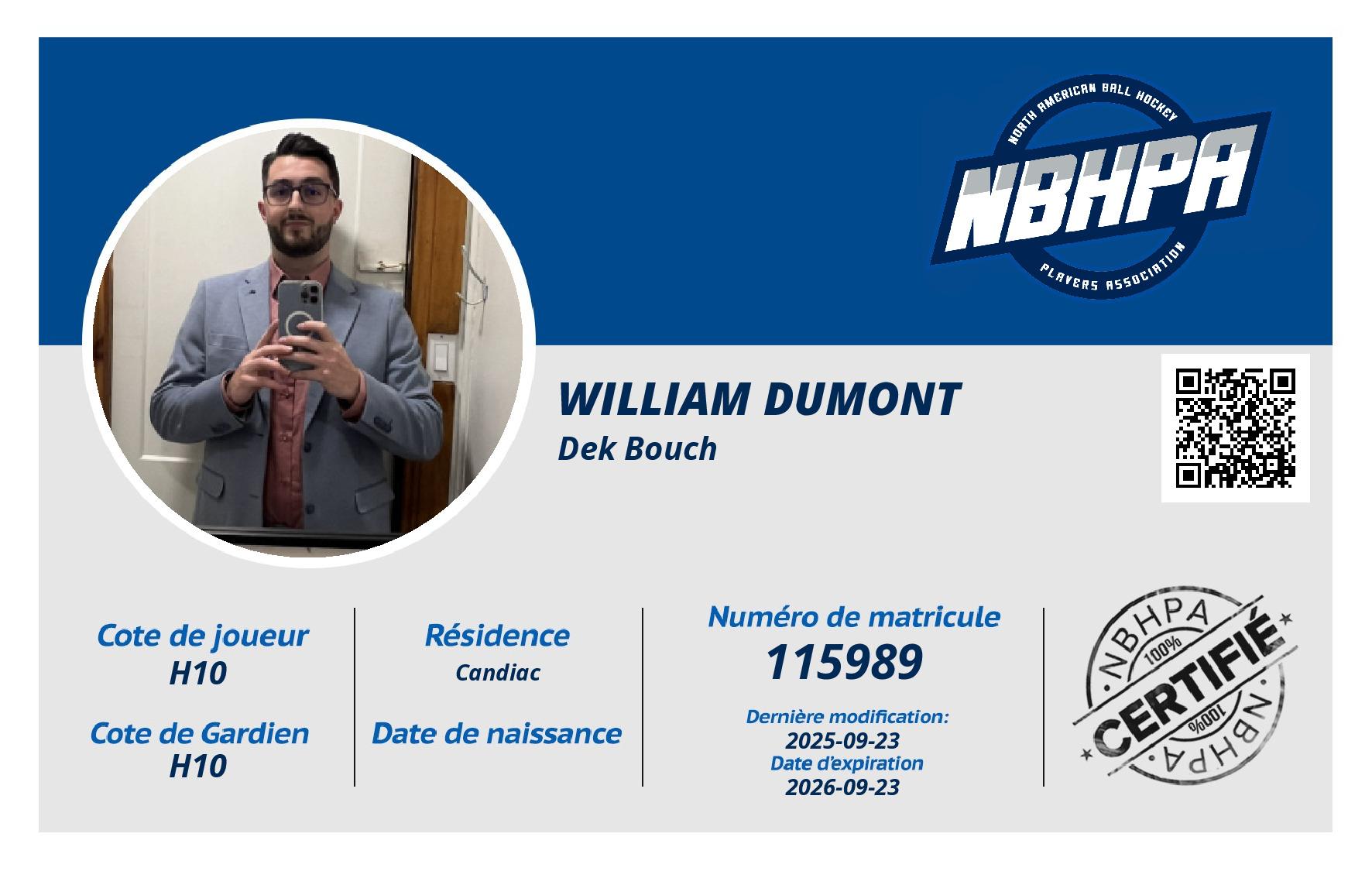William Dumont