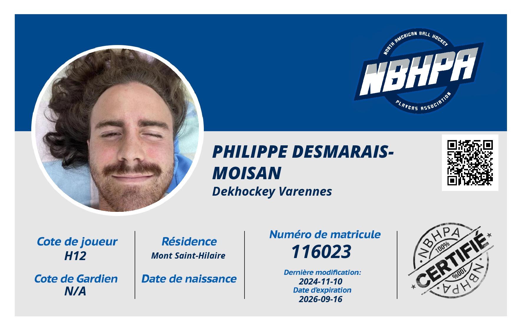 Philippe Desmarais-Moisan