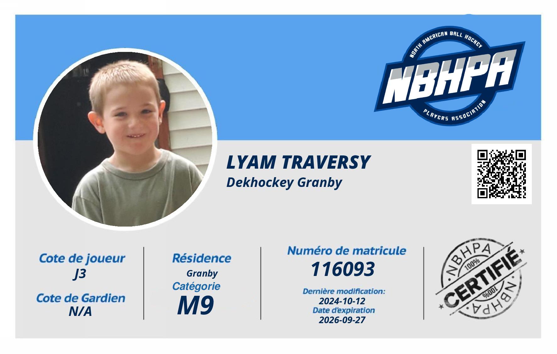 Lyam Traversy 